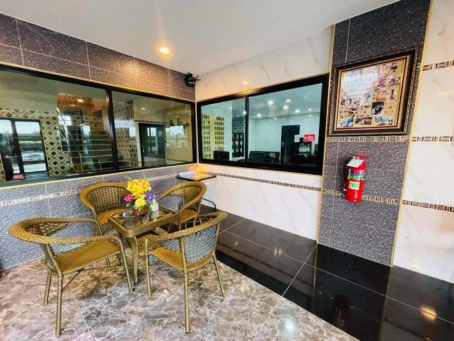 Lobby or reception in โรงแรมเรือนคุณเล็ก กานต์สินี