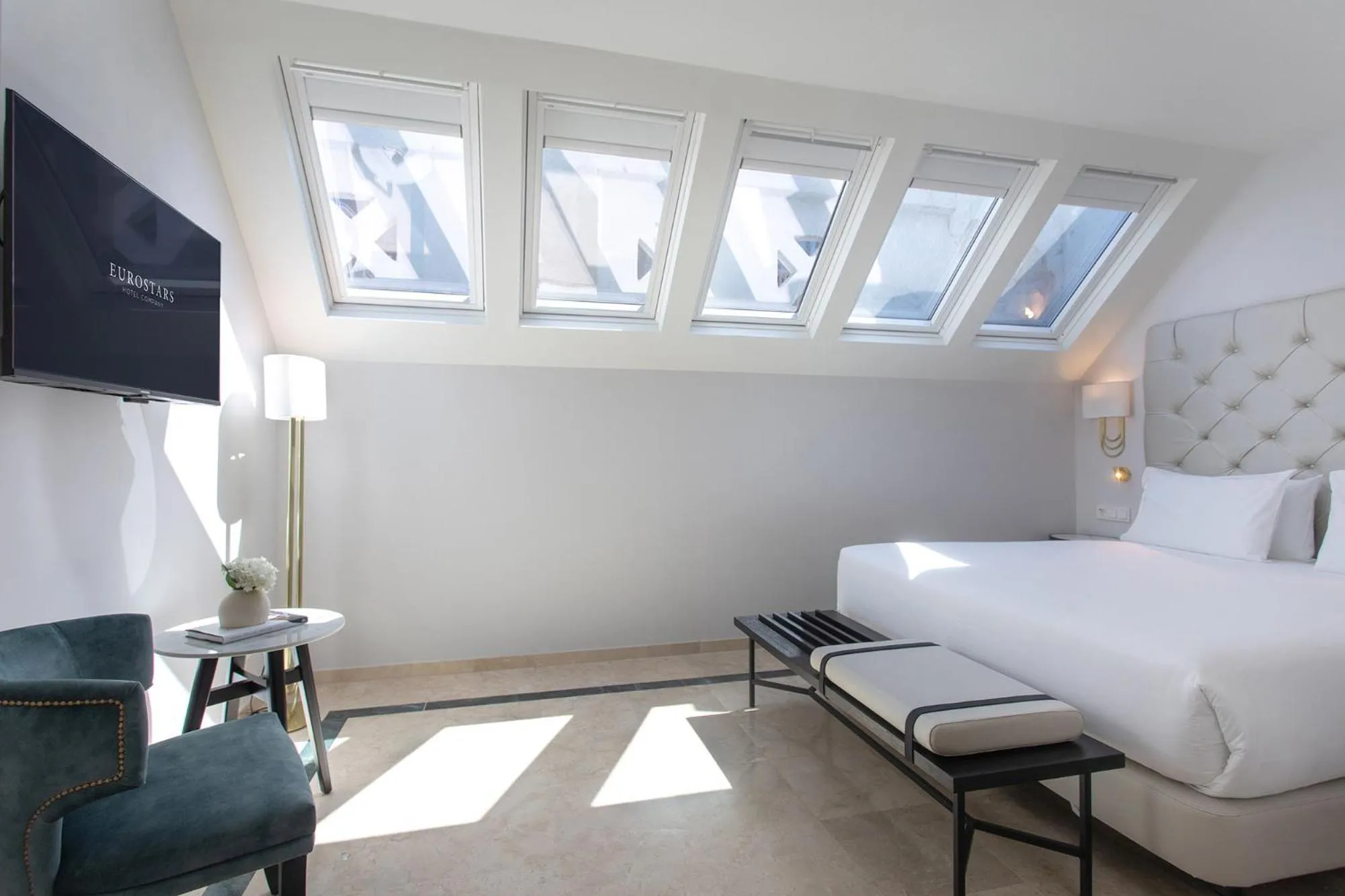 Bedroom, Bed in Eurostars Laietana