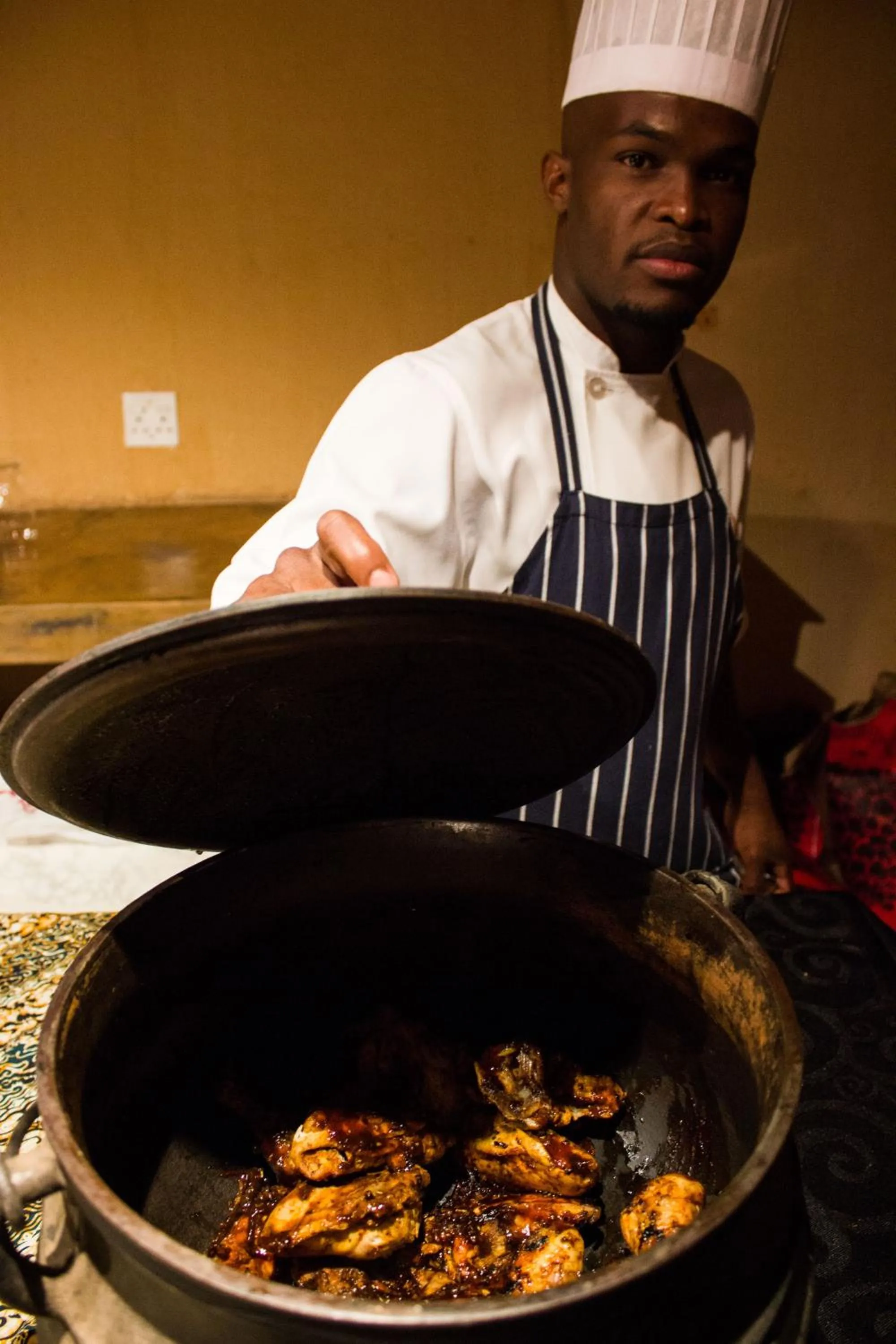 Dinner in Lapeng Guest Lodge