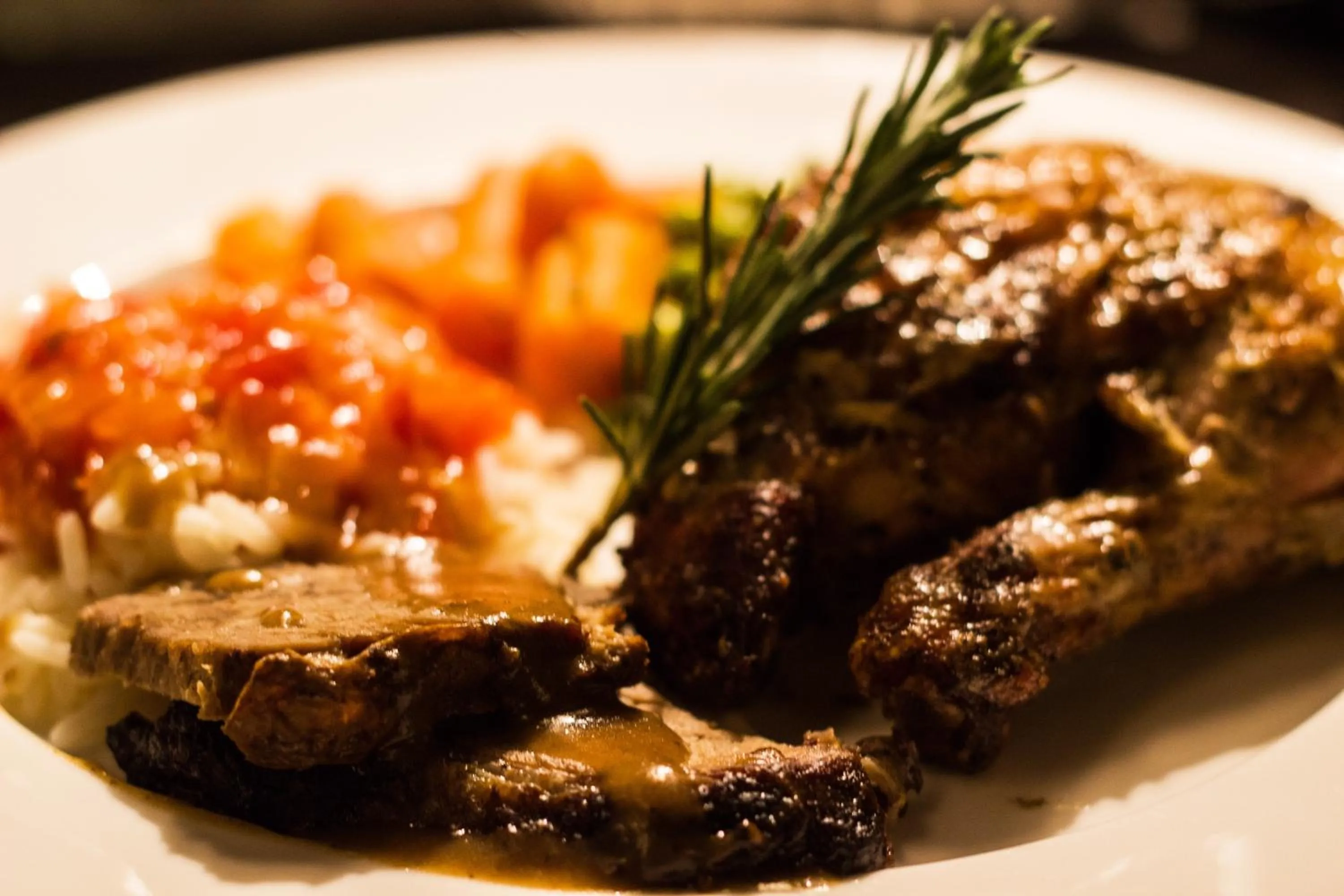 Dinner in Lapeng Guest Lodge