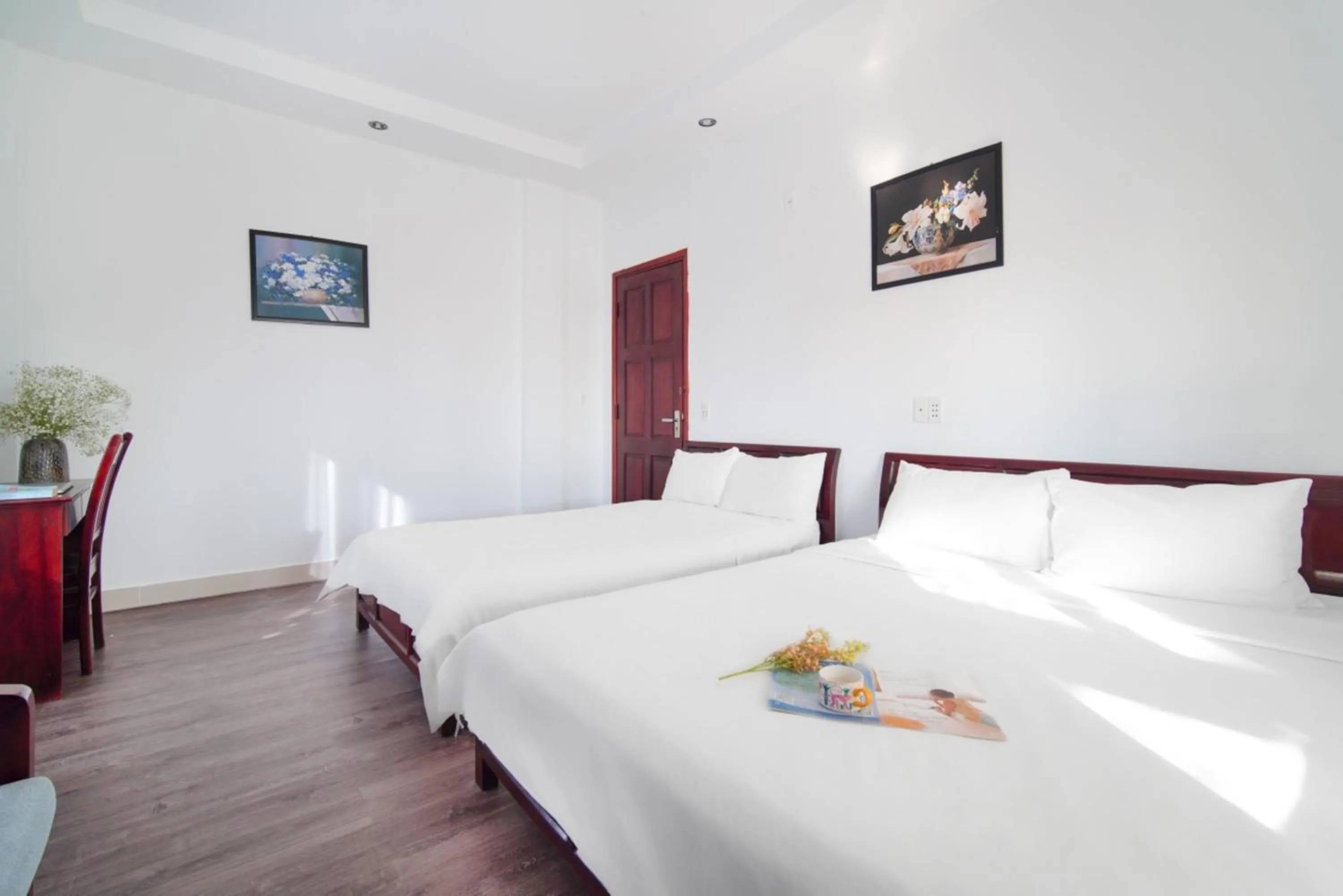 Bed in SKY APARTMENT & HOTEL