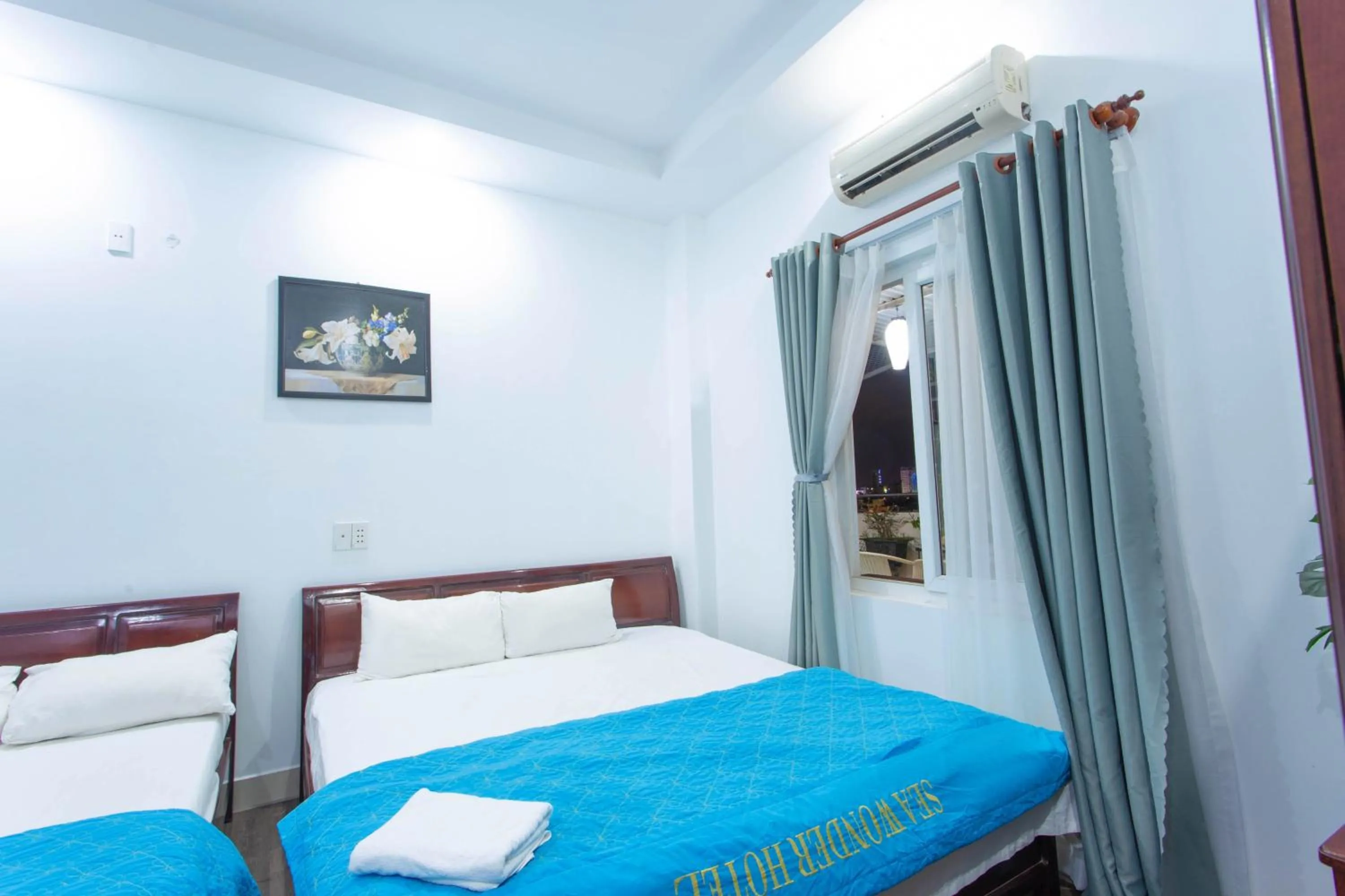 Bed in SKY APARTMENT & HOTEL