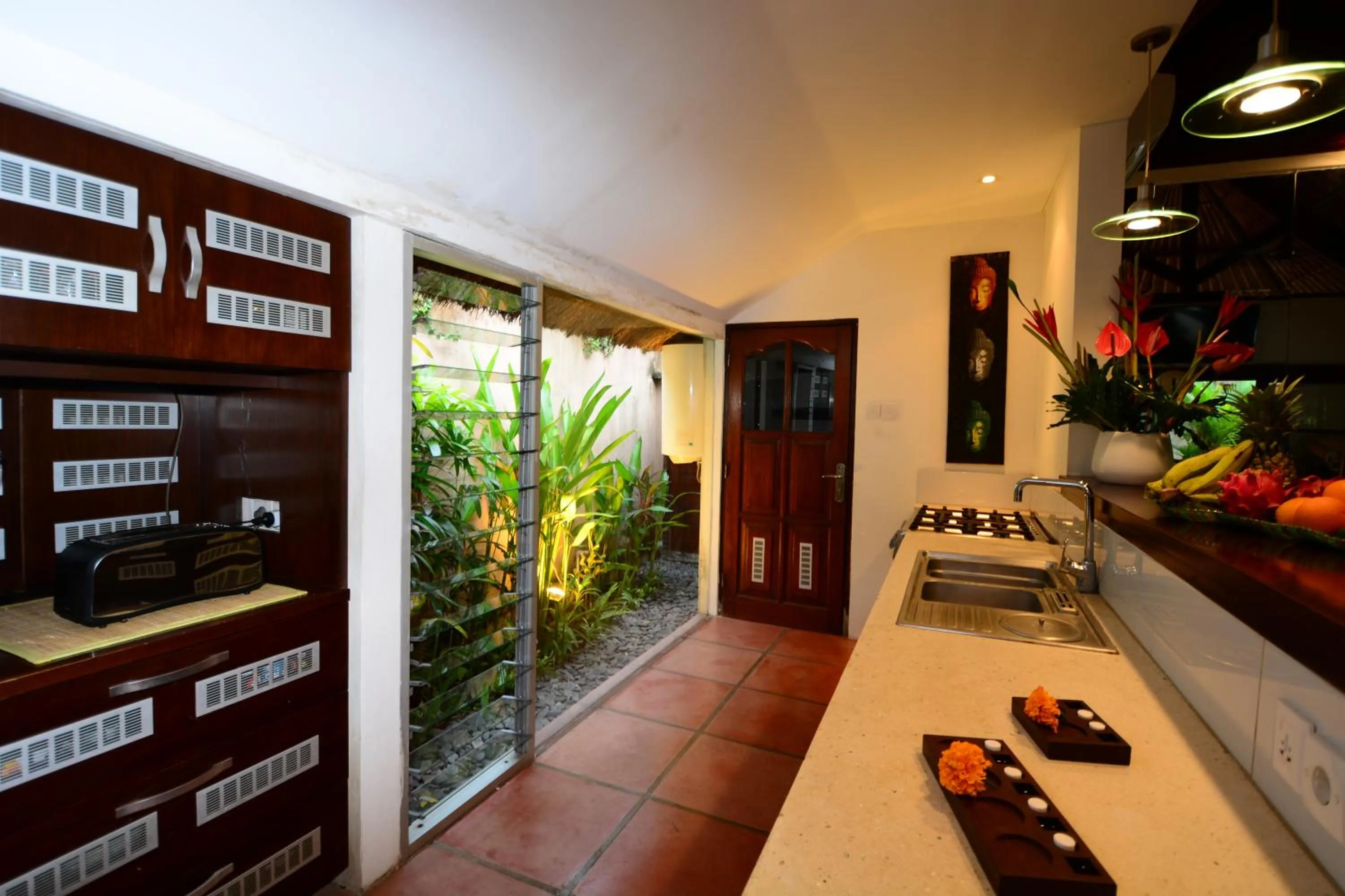 Kitchen or kitchenette in Villa Elleo