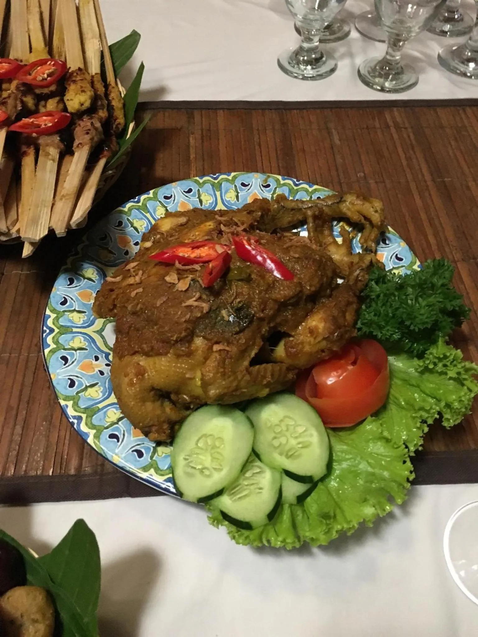 Food close-up in Villa Elleo