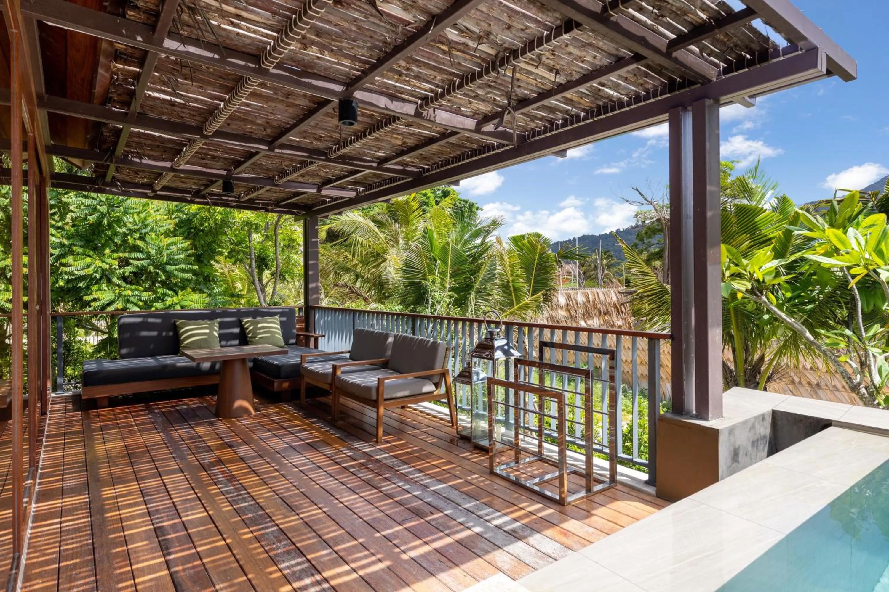 Balcony/Terrace in Irene Pool Villa Resort, Koh Lipe