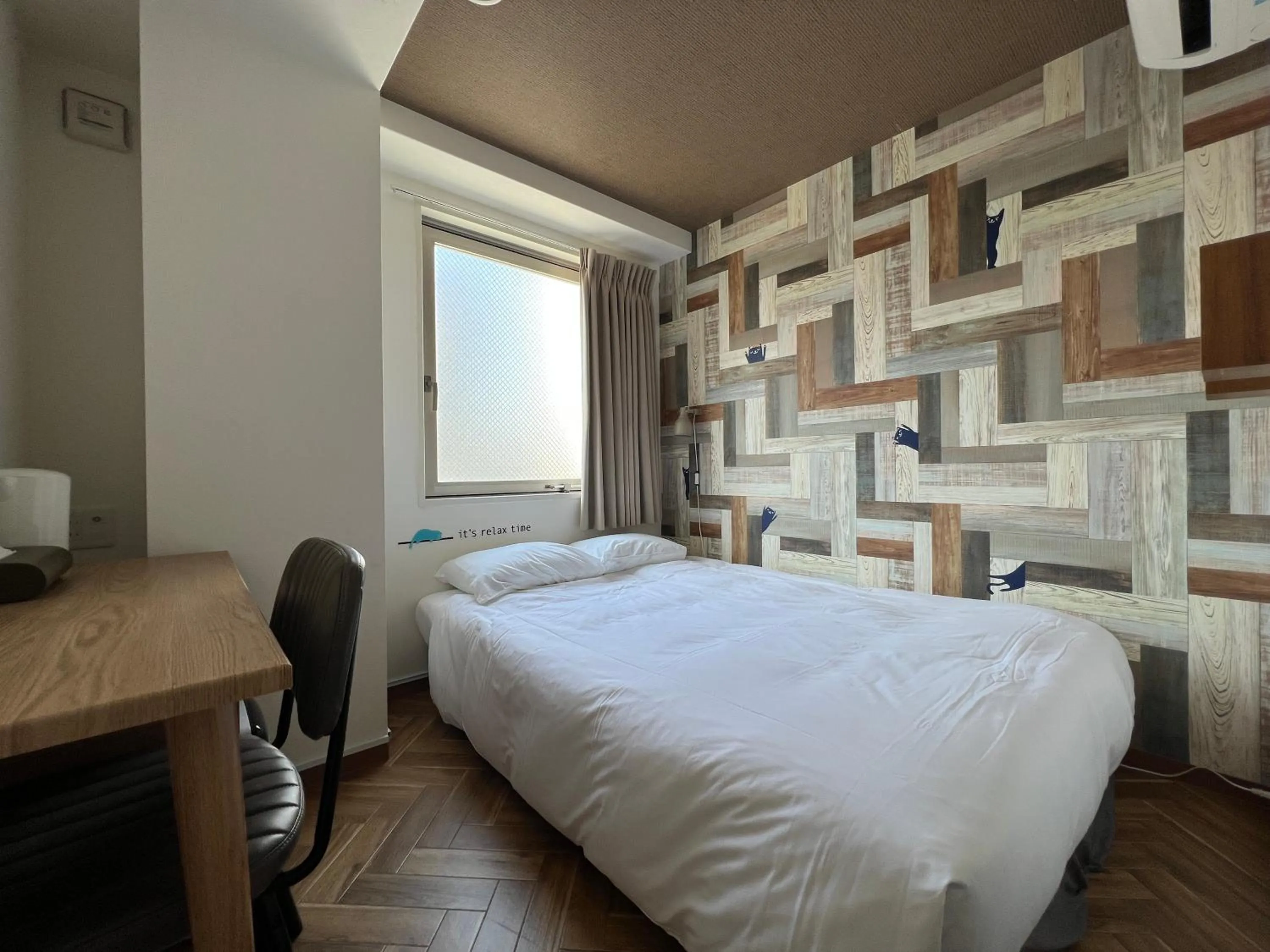 Bed in HOTEL WAN OSAKA EBISU