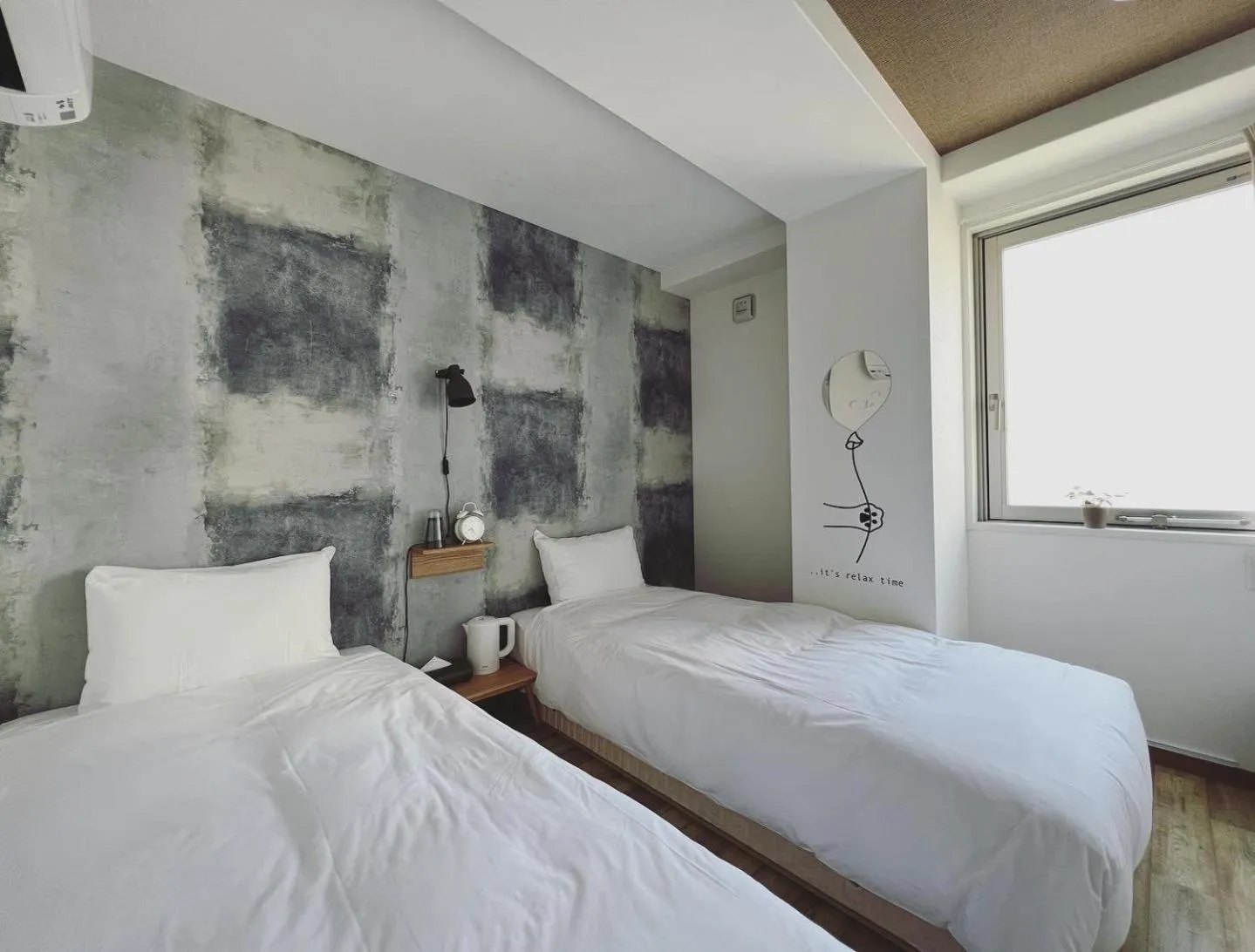 Bed in HOTEL WAN OSAKA EBISU