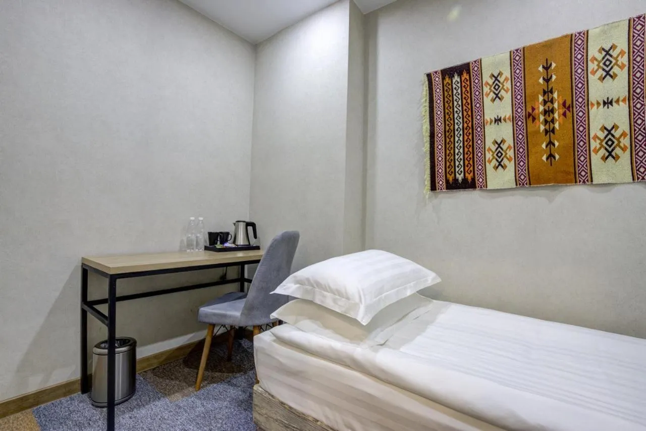 Coffee/tea facilities, Bed in My Hotel Bishkek