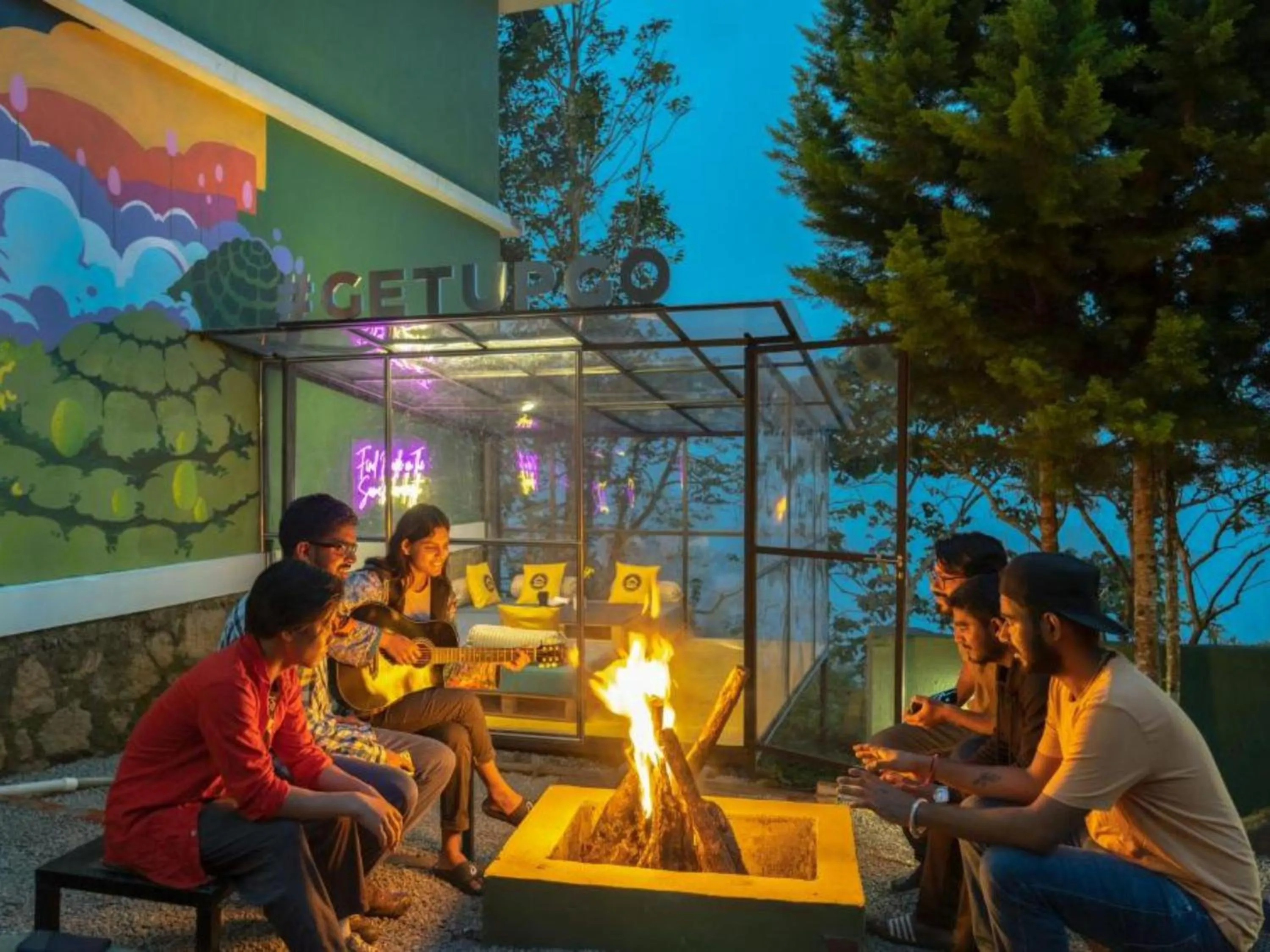 Night in The Hosteller Munnar