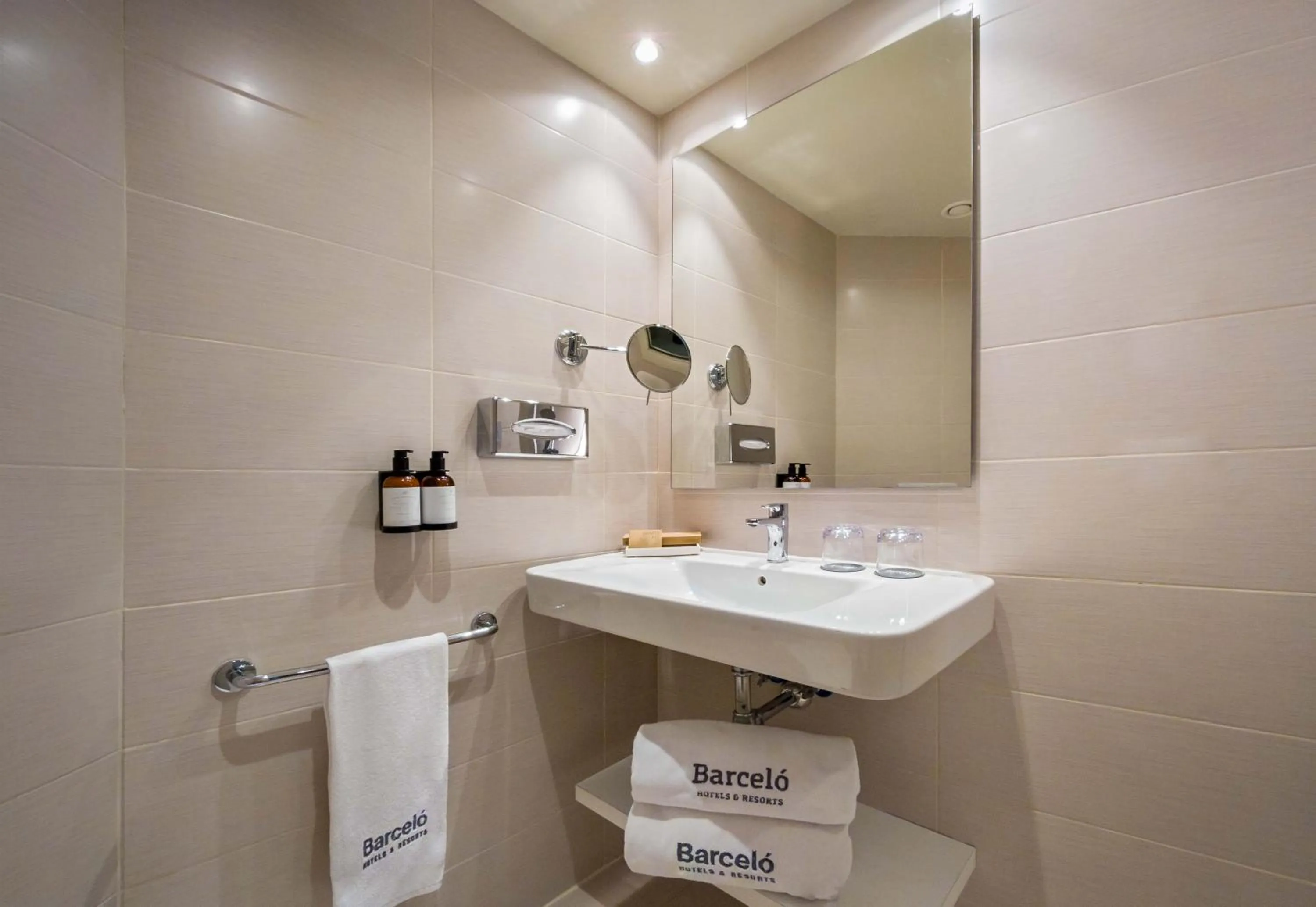 Bathroom in Barceló Bilbao Nervión