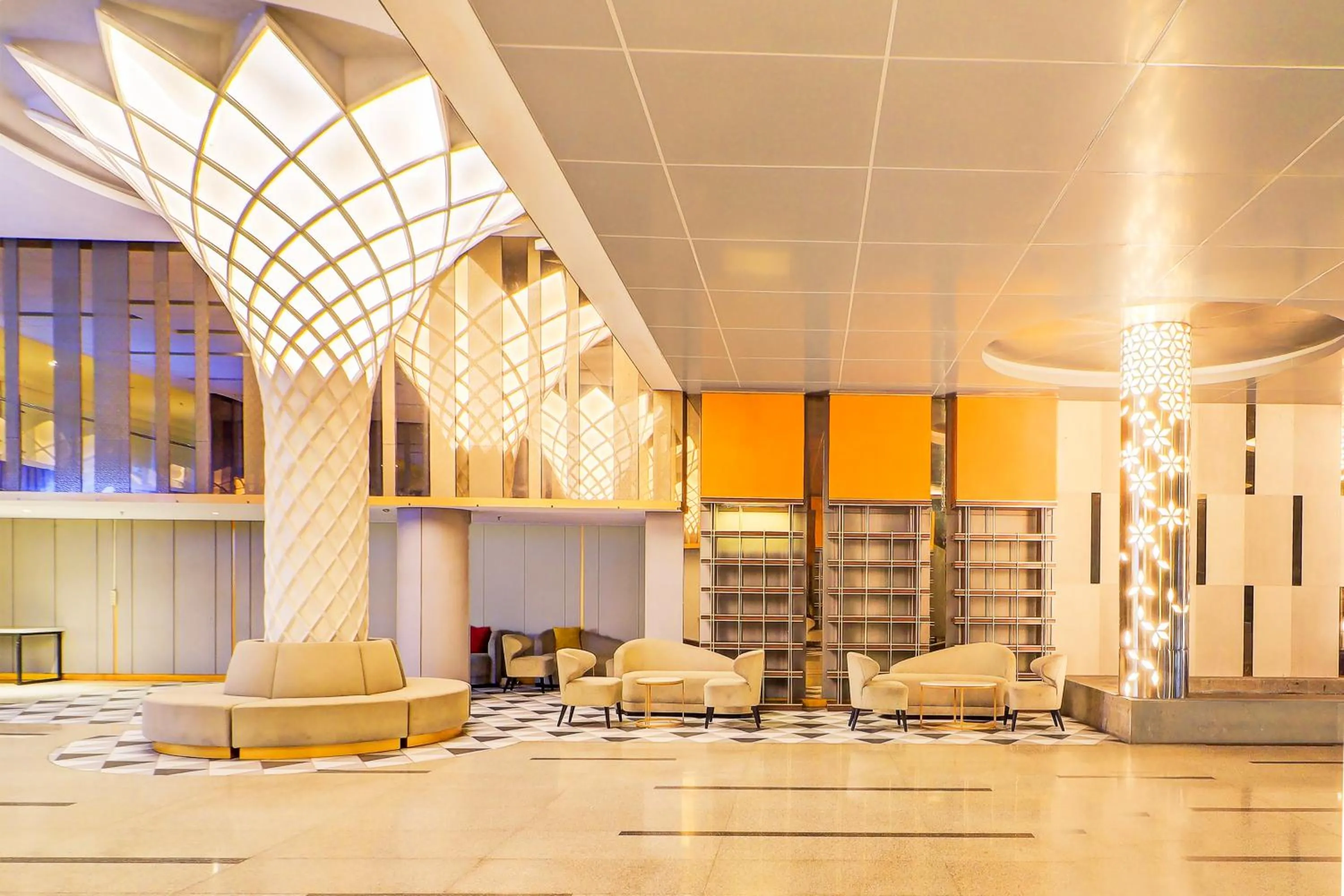 Seating area in Sunday Hotel Arshika Sunset Road