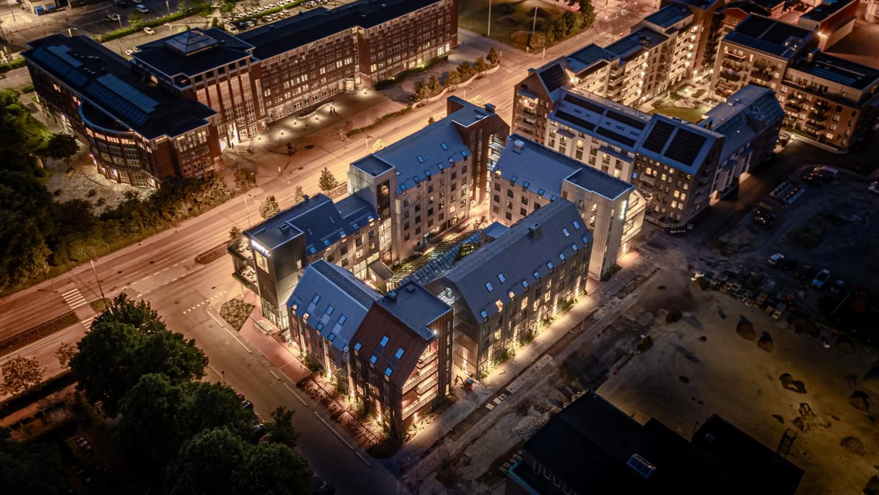 Night in Unity Malmö - A Studio Hotel