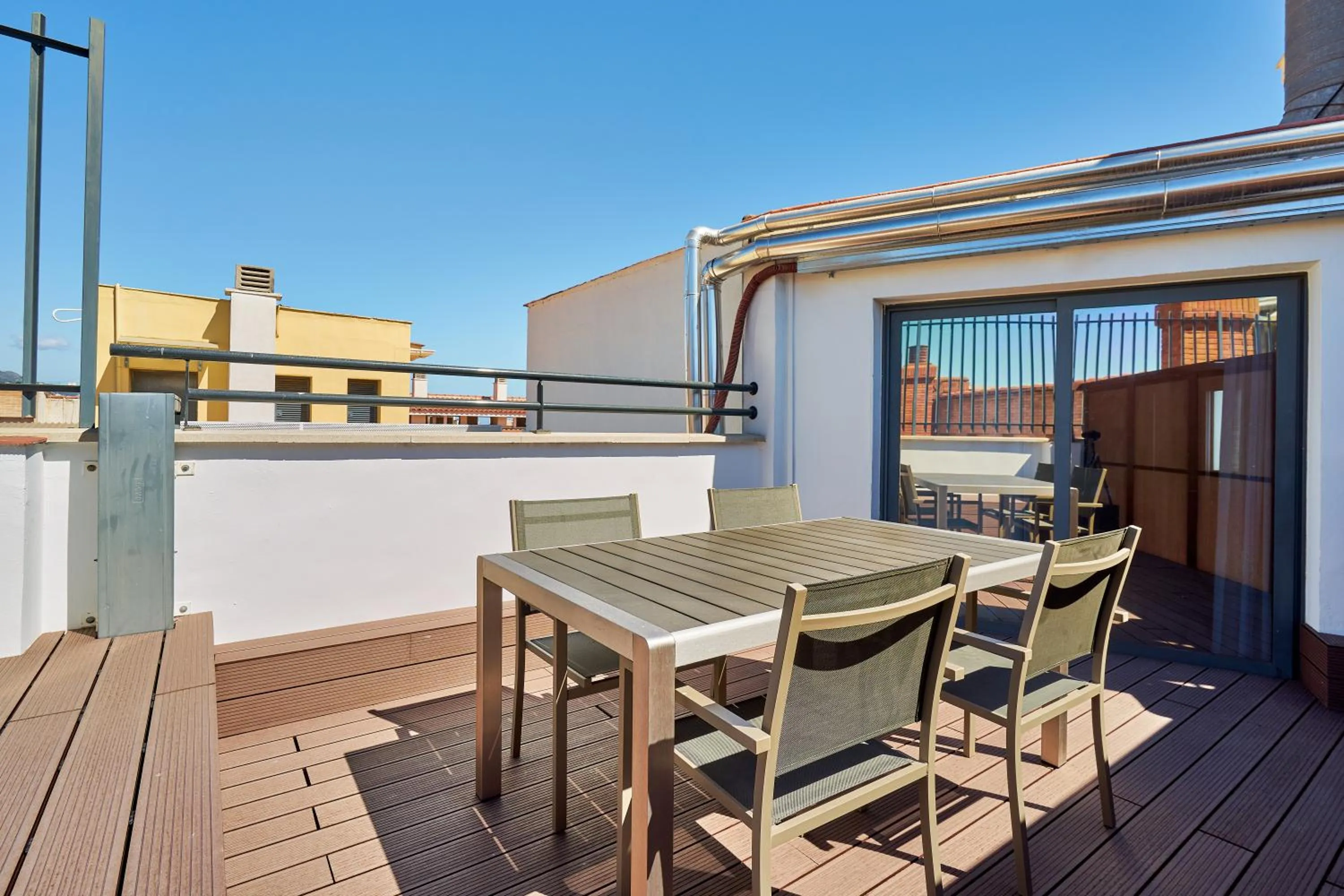 Patio in Eurostars Astoria