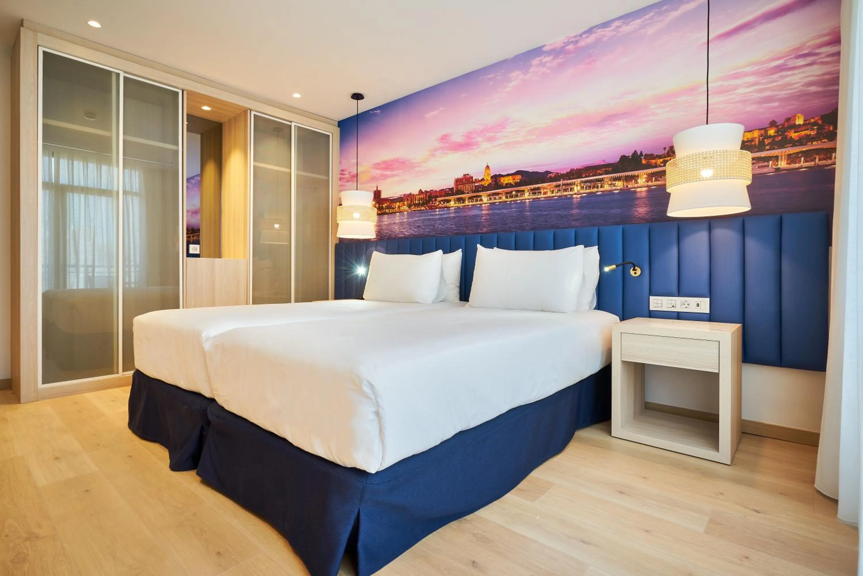 Bed in Eurostars Astoria