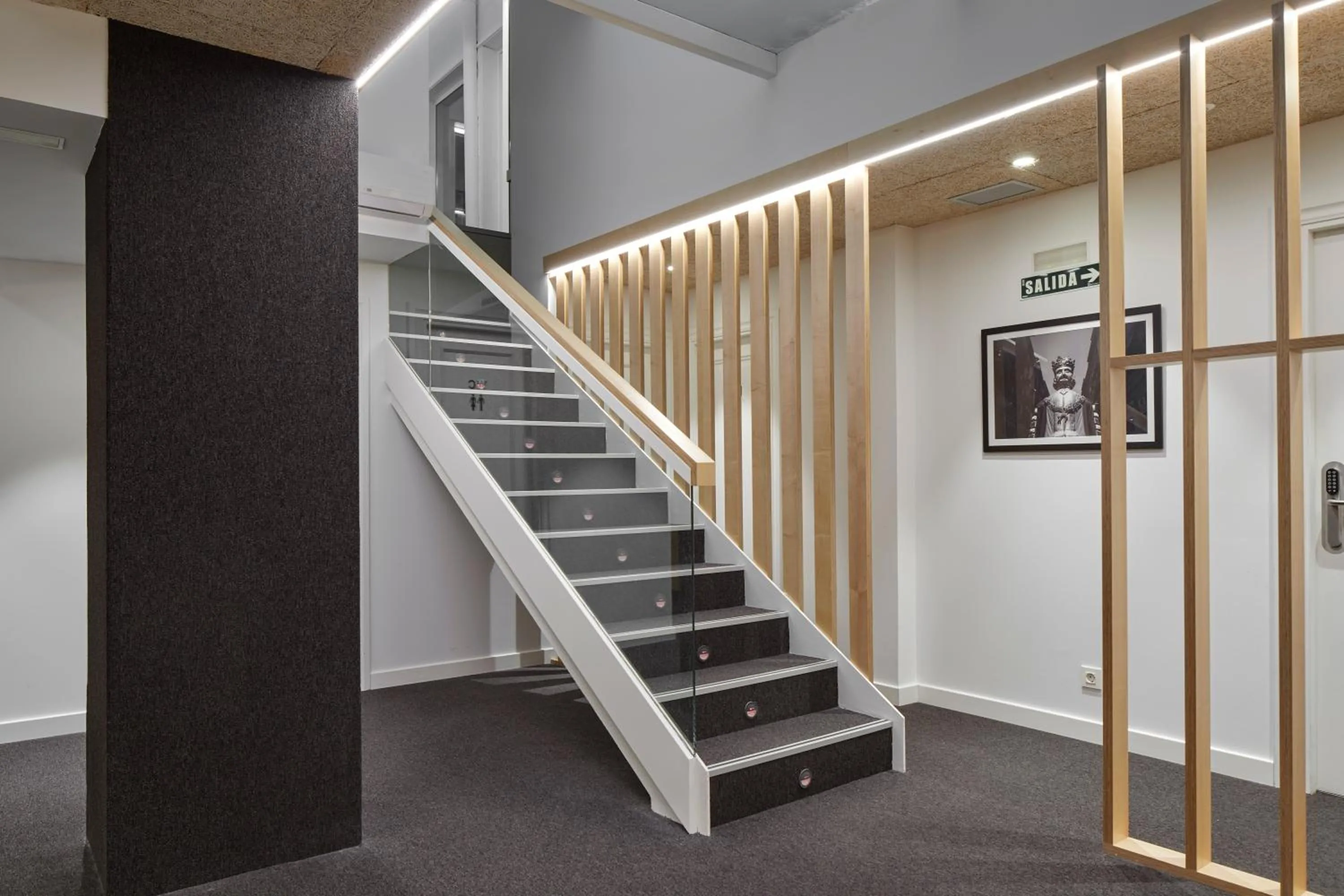 Lobby or reception in Hostal Arriazu