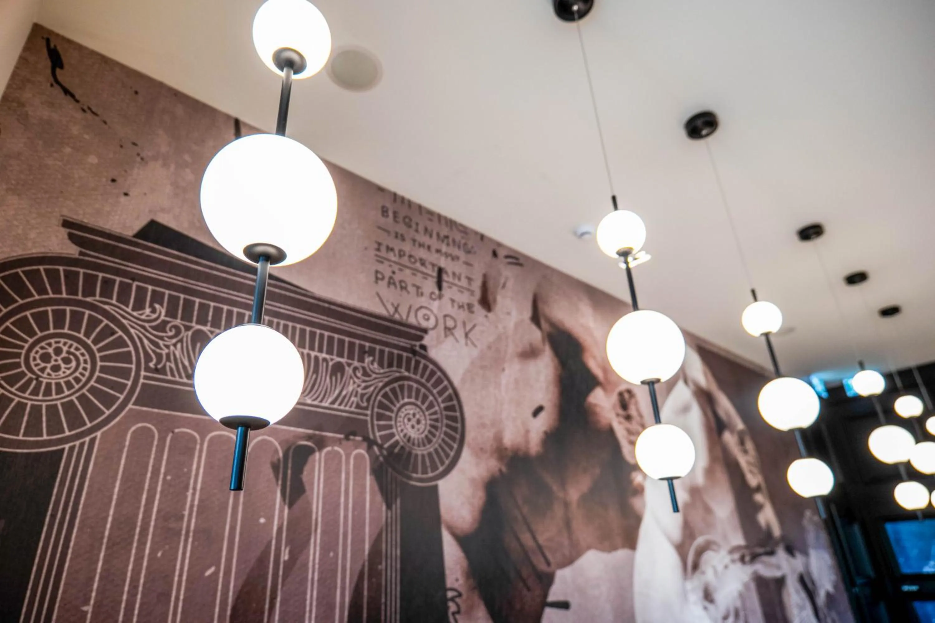 Decorative detail in Gate Twenty Two Boutique Hotel