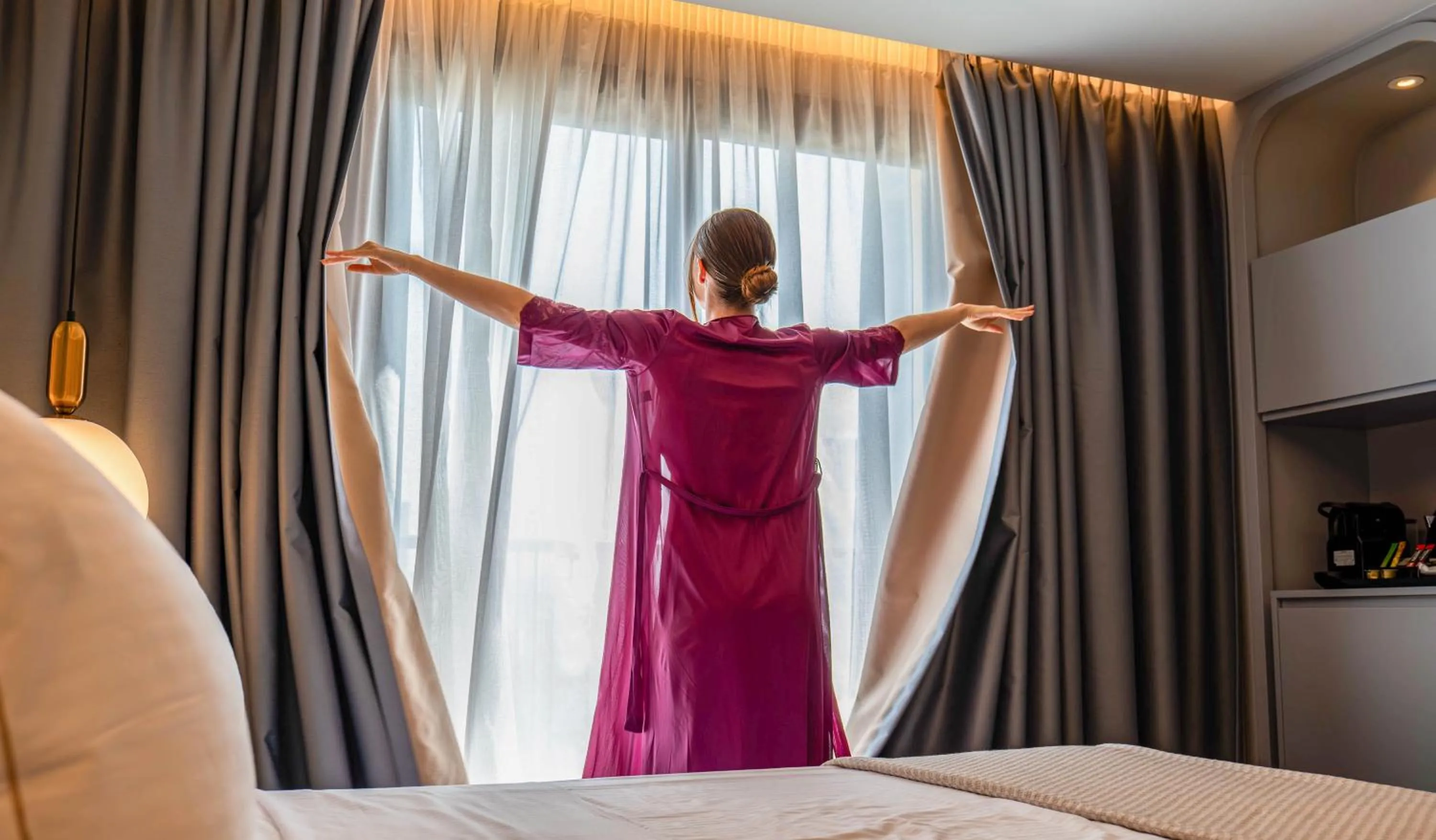 People, Bed in Gate Twenty Two Boutique Hotel