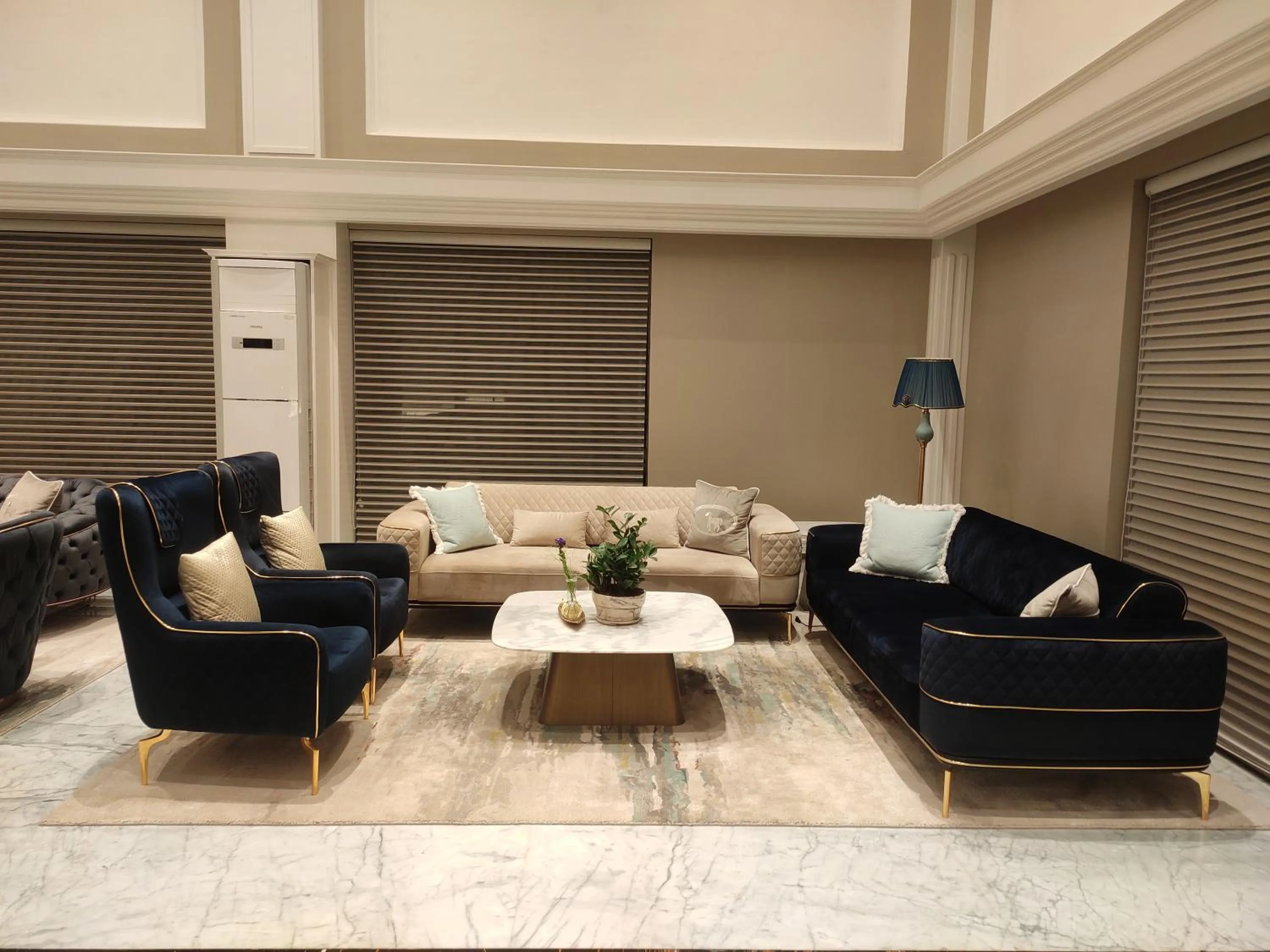 Seating area in Nambiar Club Bellezea