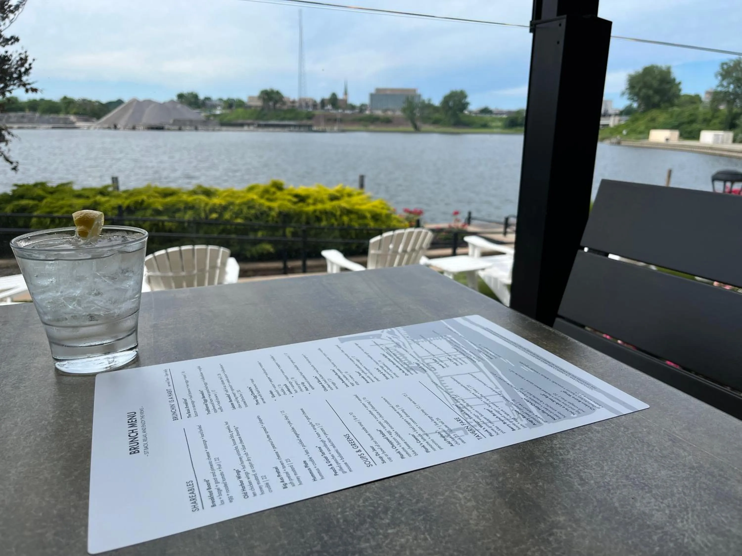 Patio in The Inn at Harbor Shores