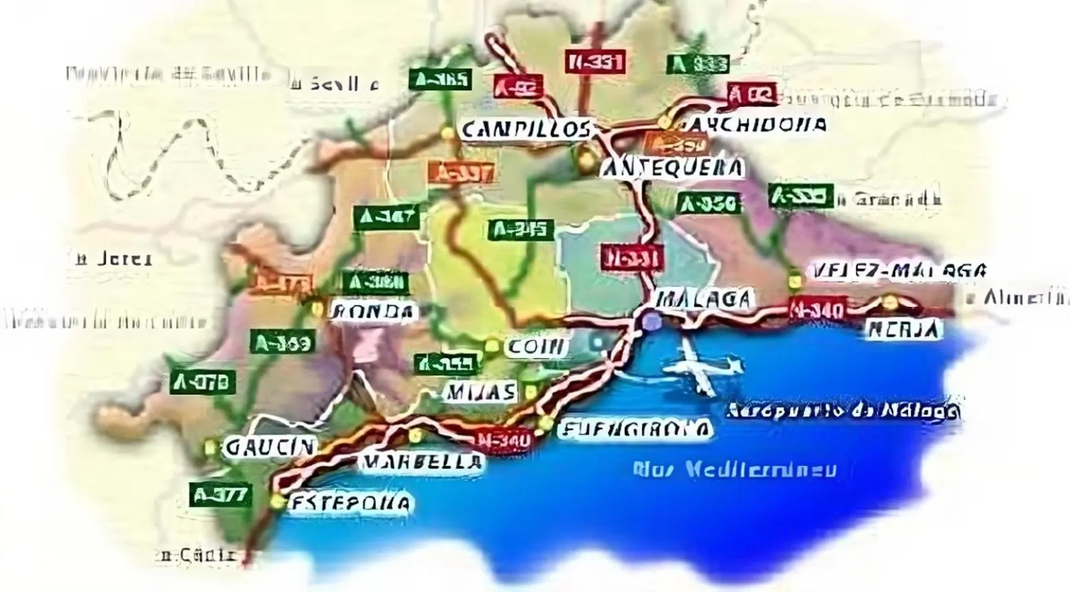 Location in Hostal Colon Antequera