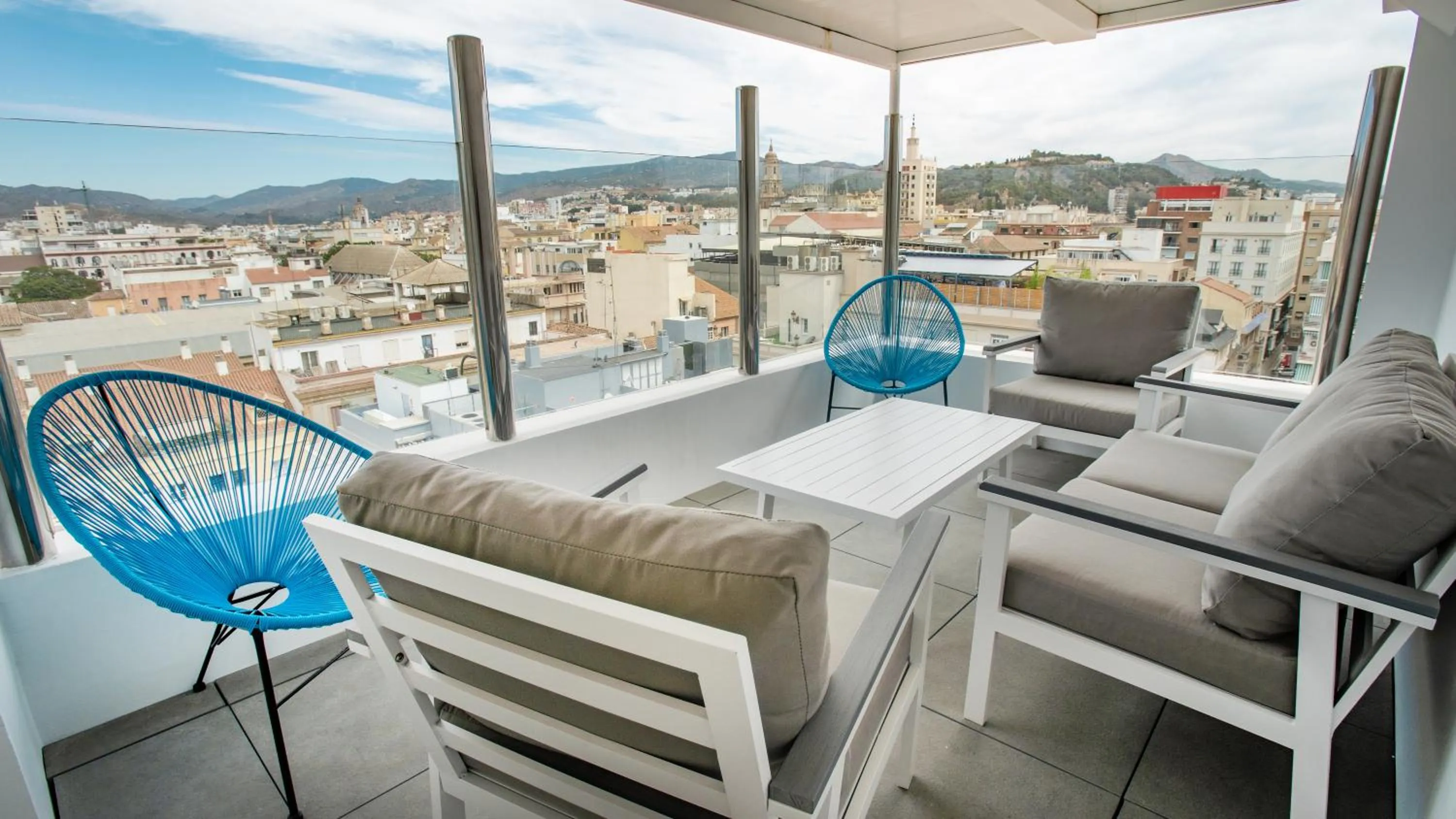 Balcony/Terrace in Soho Boutique Bahía Málaga