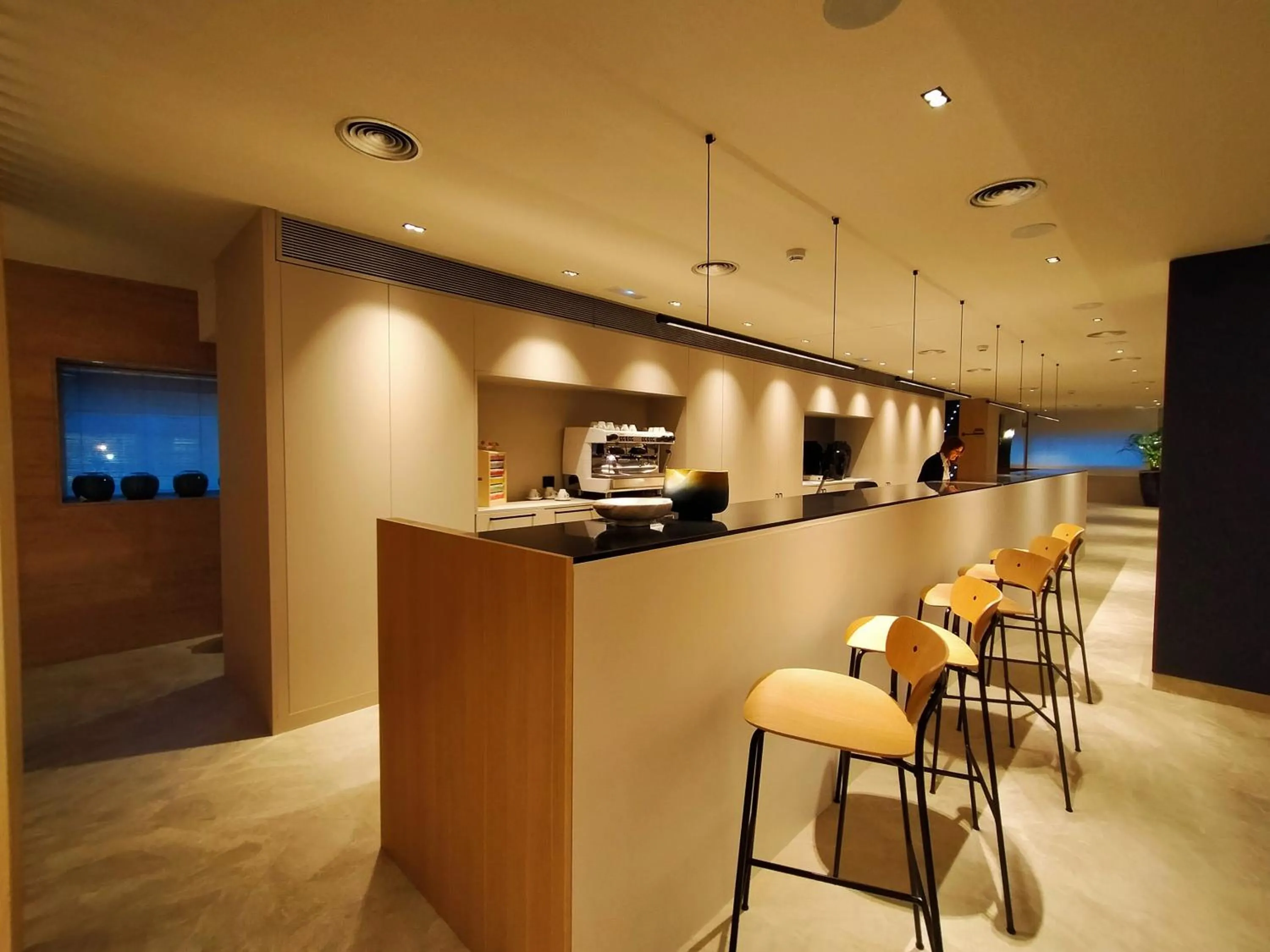 Lobby or reception in Zenit Coruña