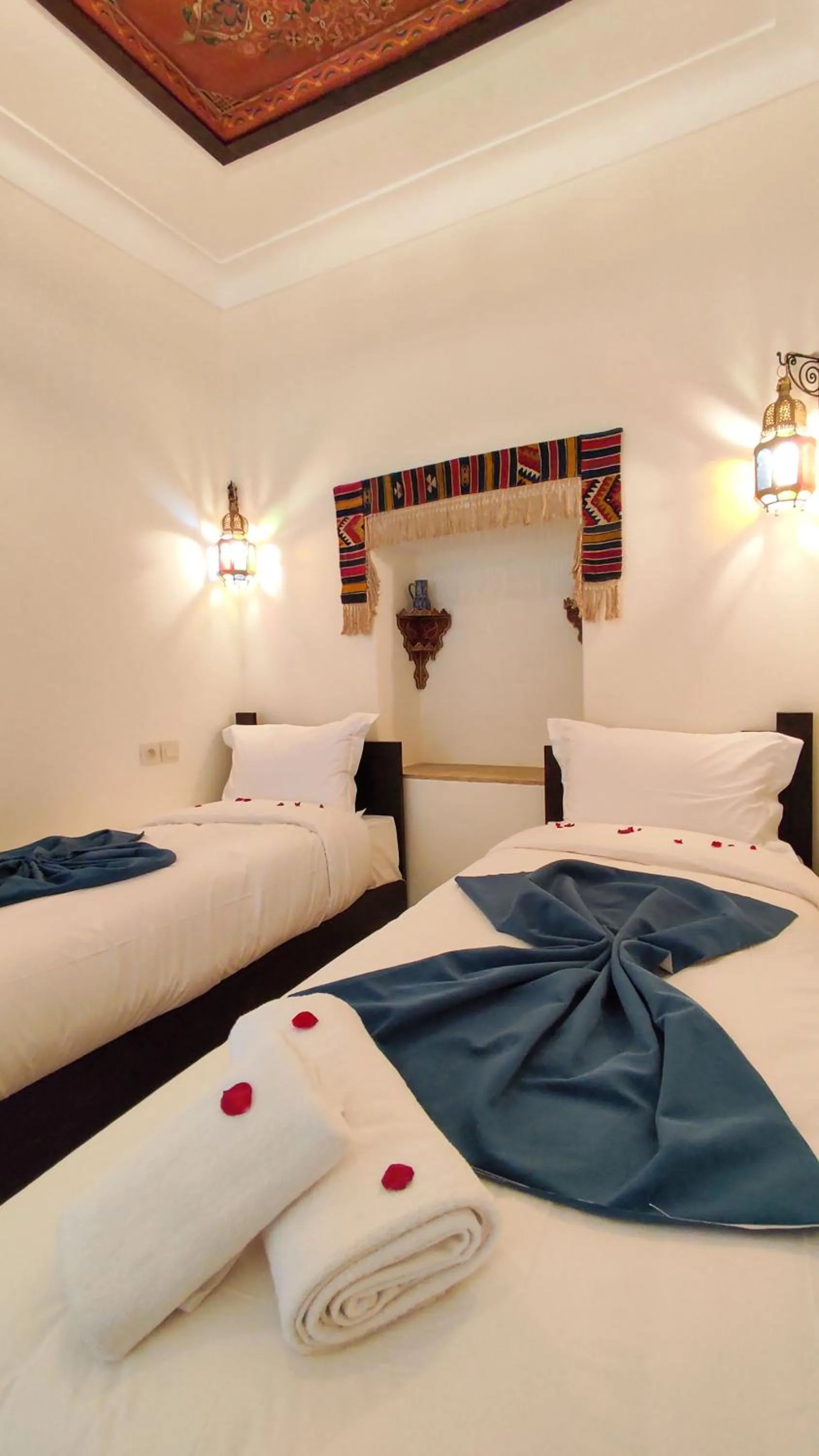 Bed in RIAD DAR En-Nawat