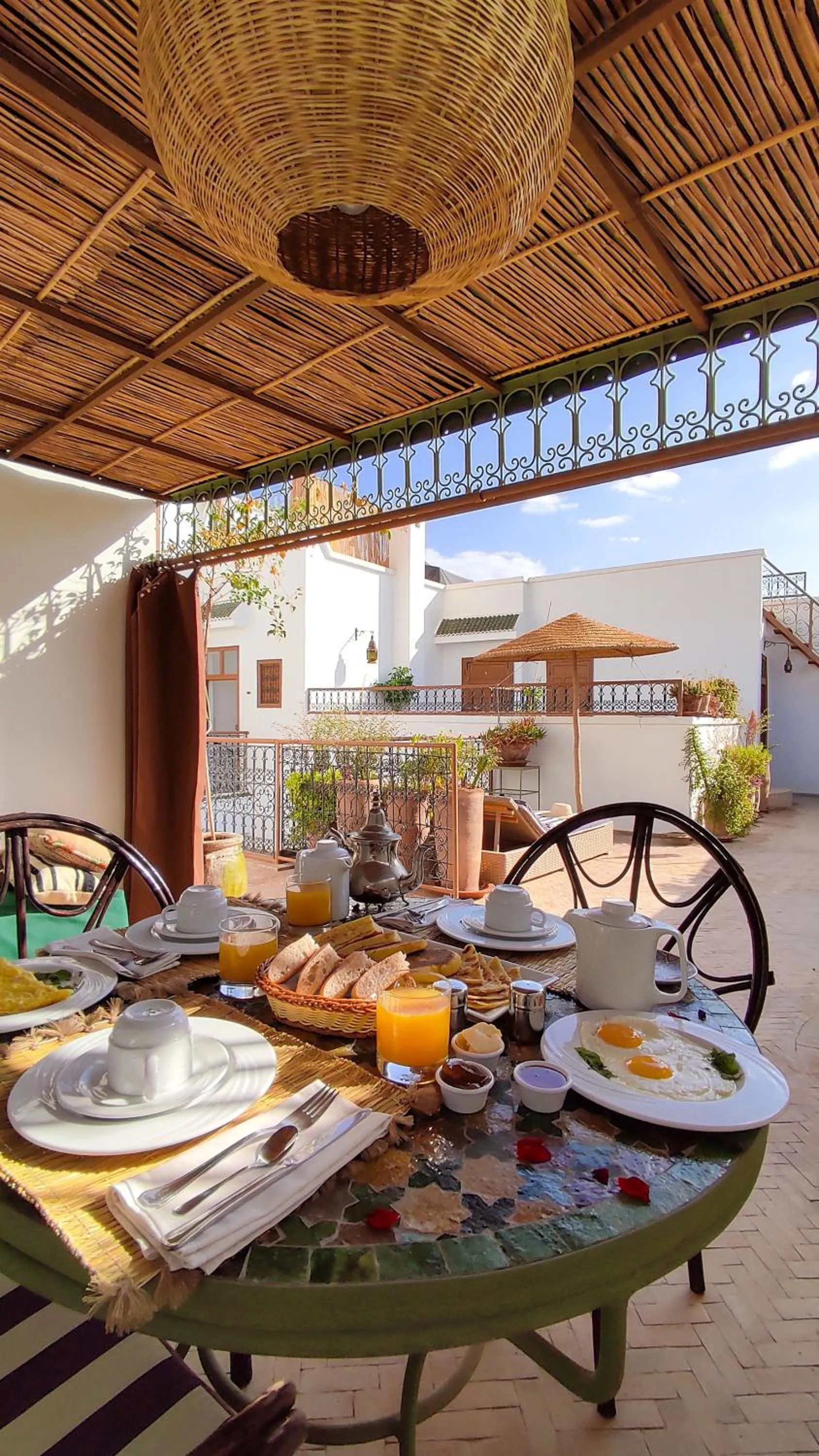 Patio in RIAD DAR En-Nawat