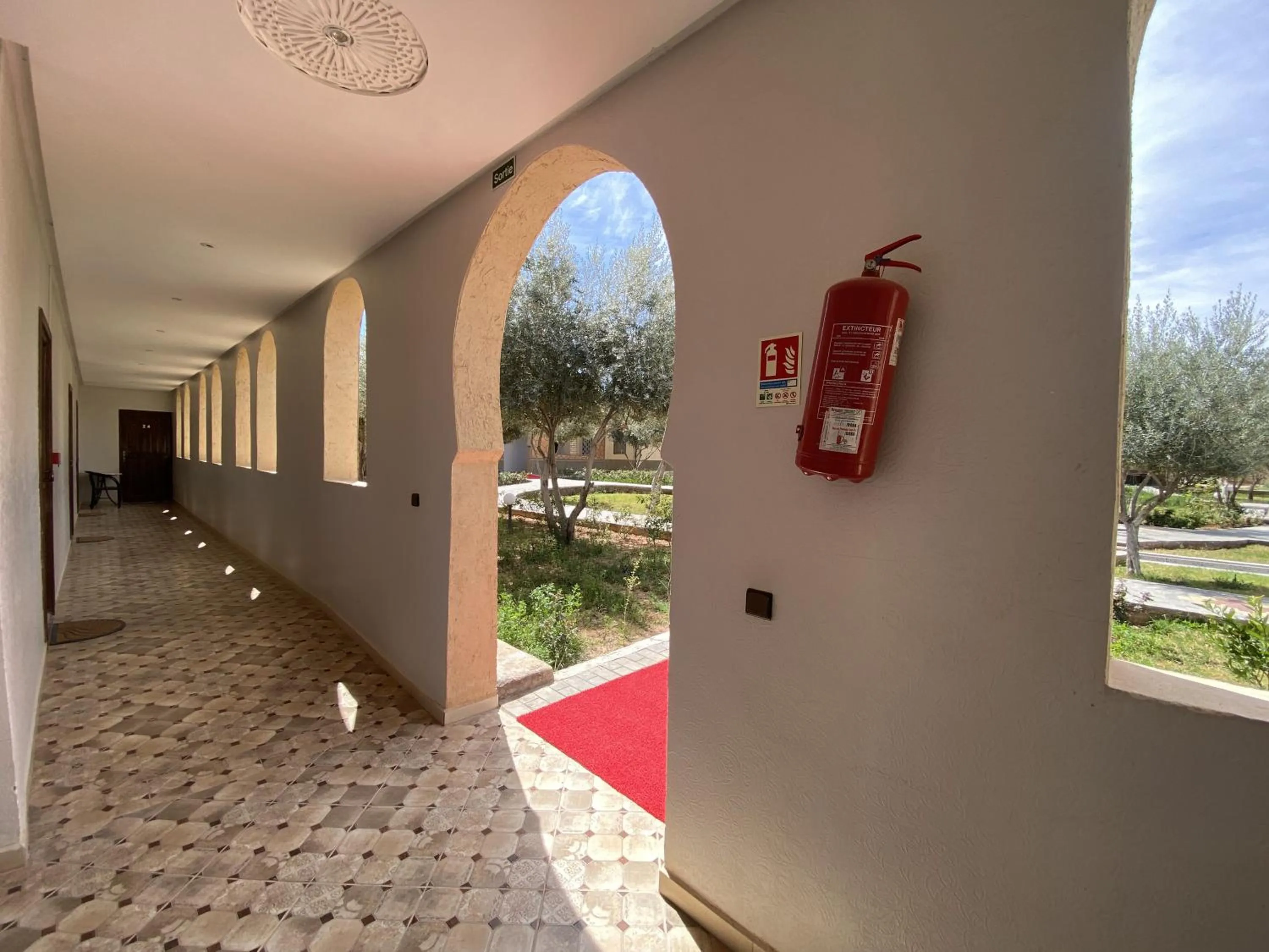 Garden view in IGHIZ INN resort