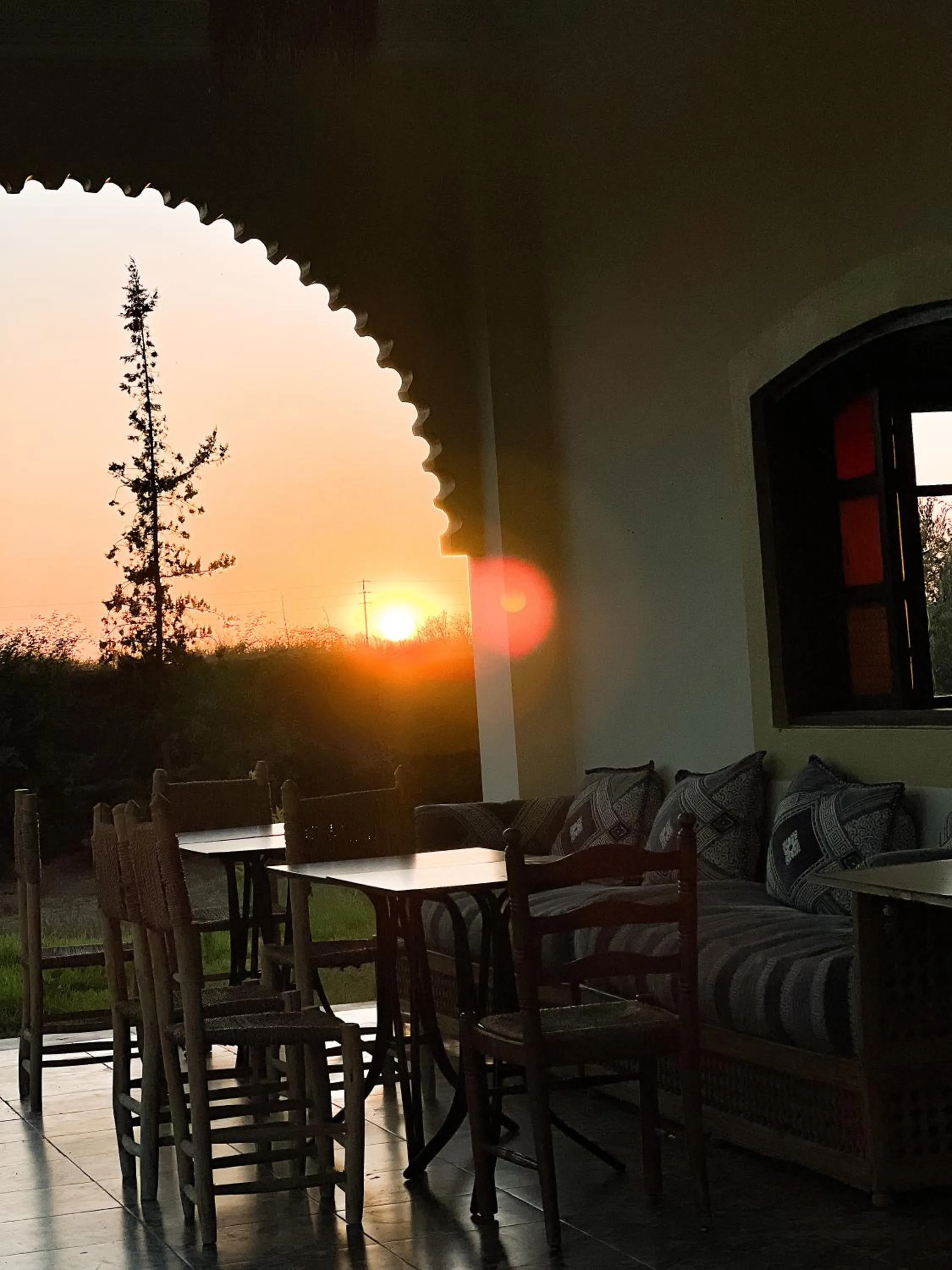 Patio in Guest House Qodwa