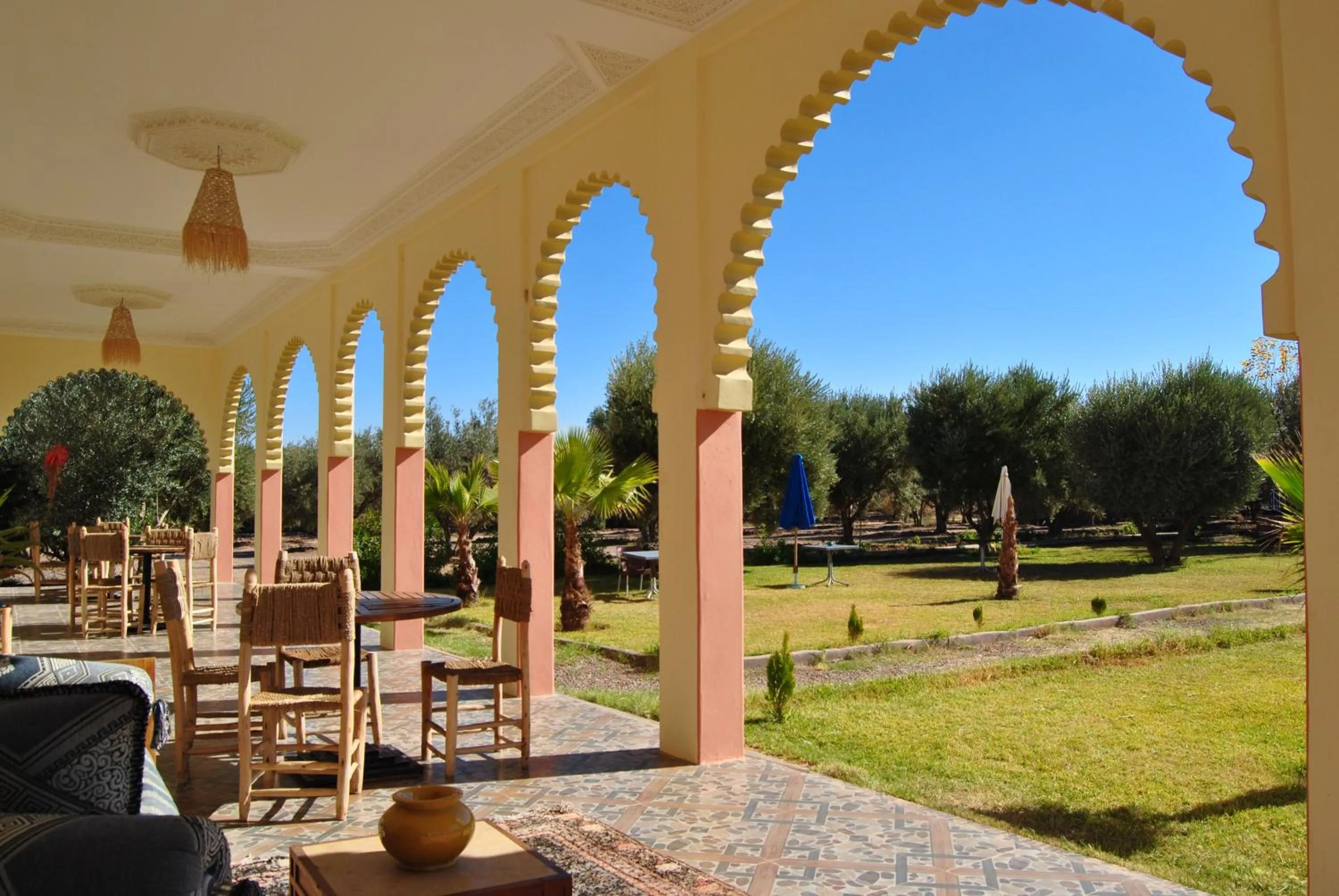 Patio in Guest House Qodwa