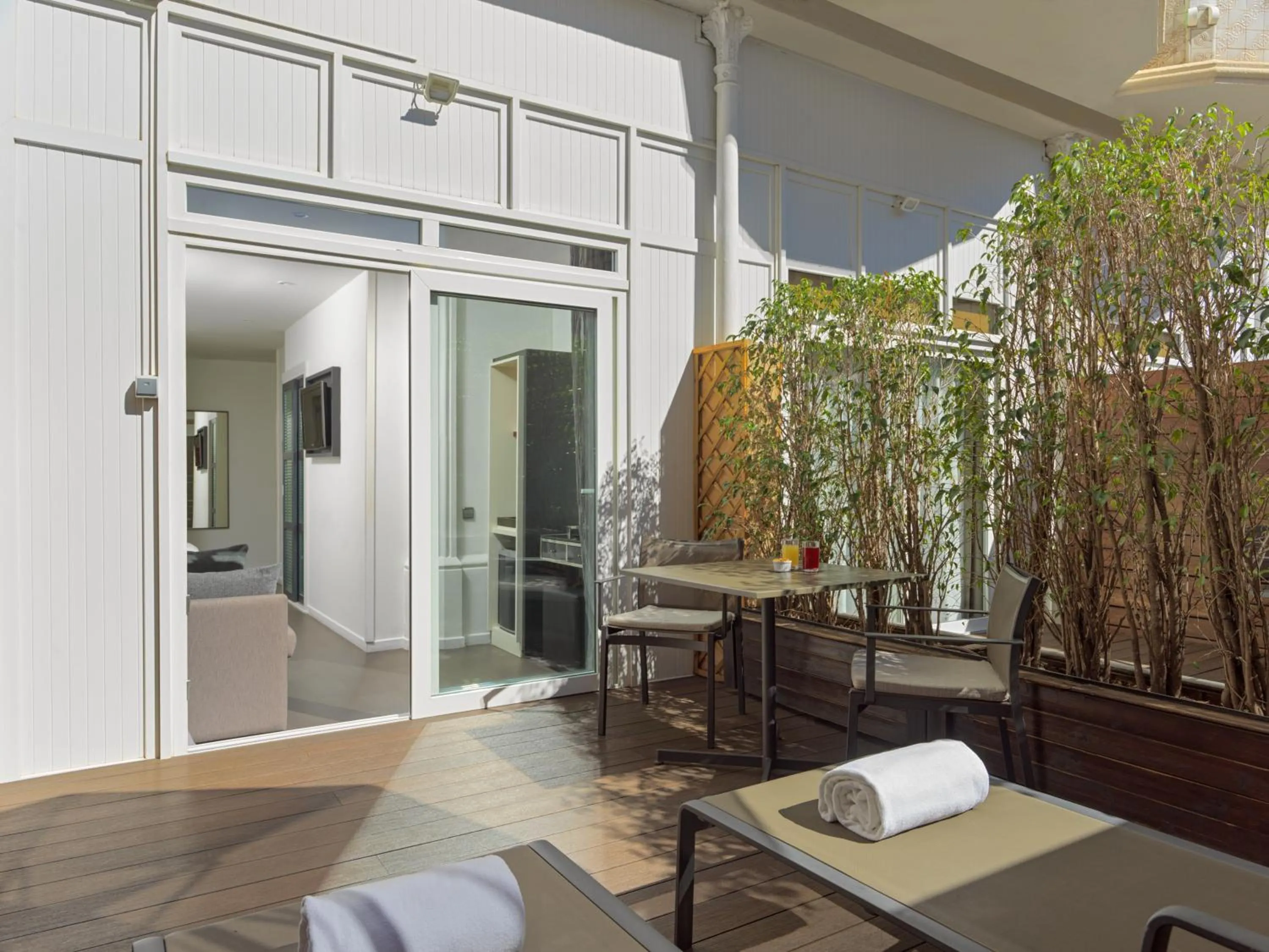 Balcony/Terrace in Boutique Hotel H10 Catalunya Plaza