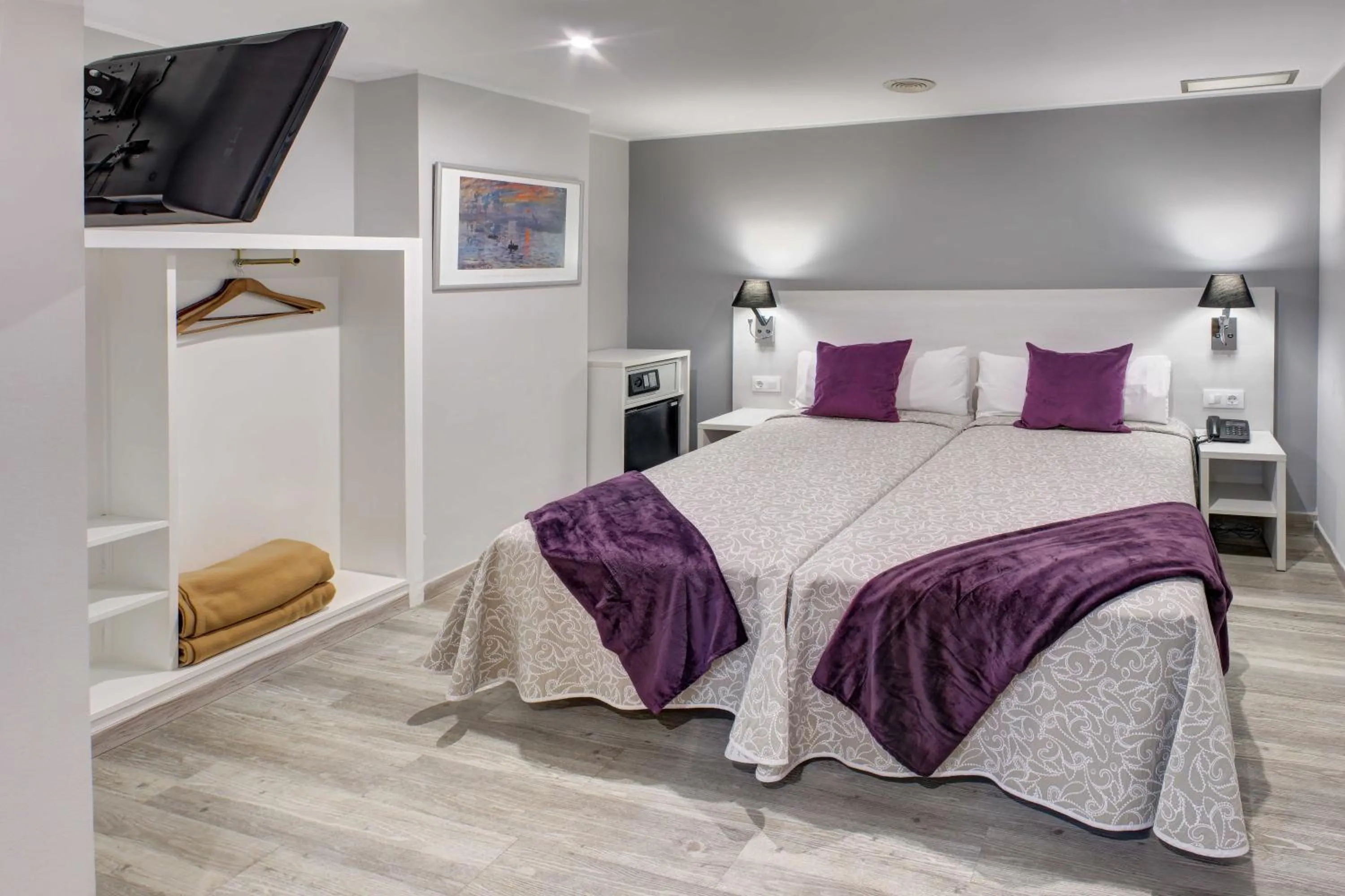 Bed in Hotel Nuevo Triunfo