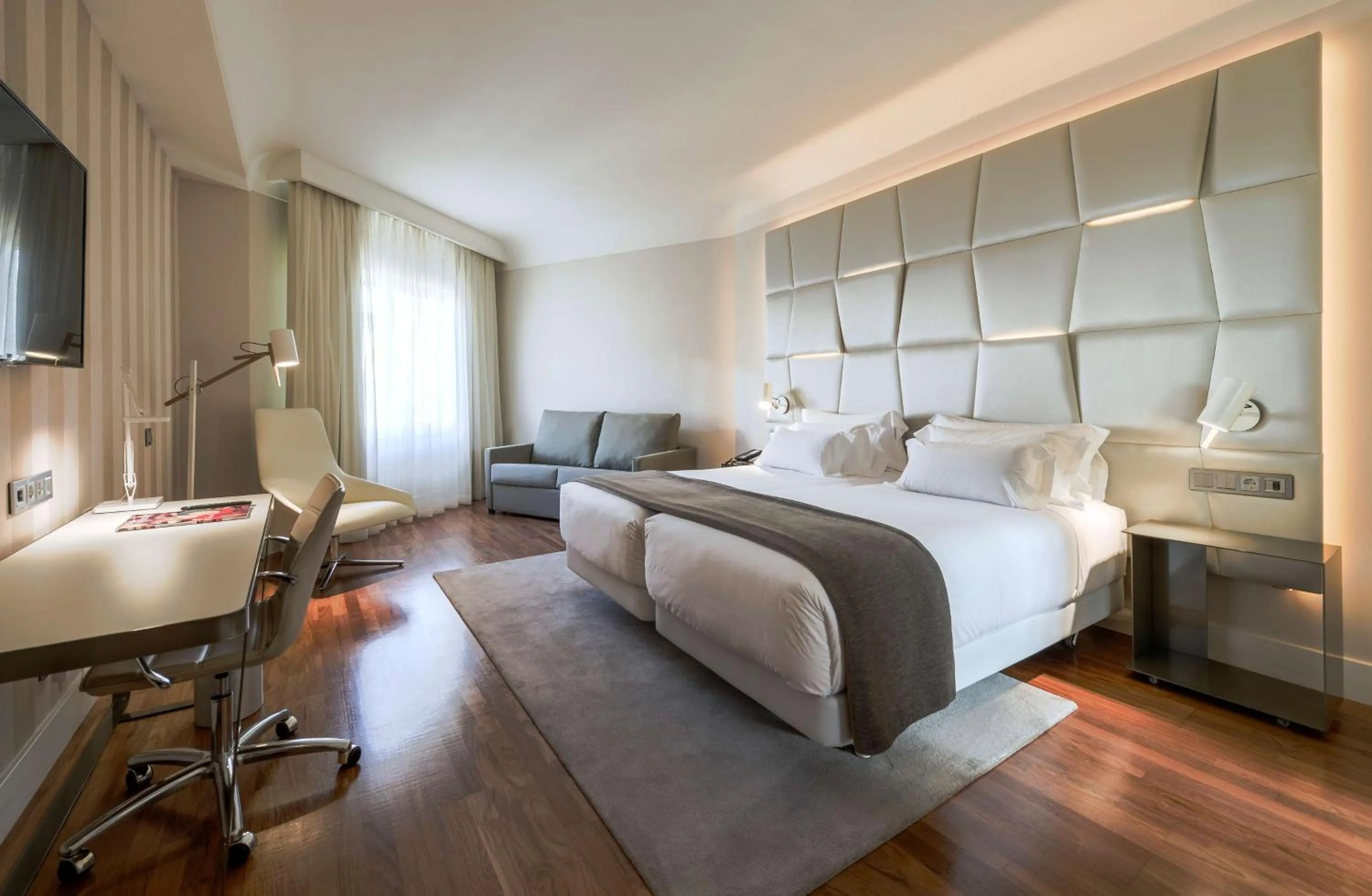 Premium Double Room with Extra Bed in NH Collection Madrid Colón
