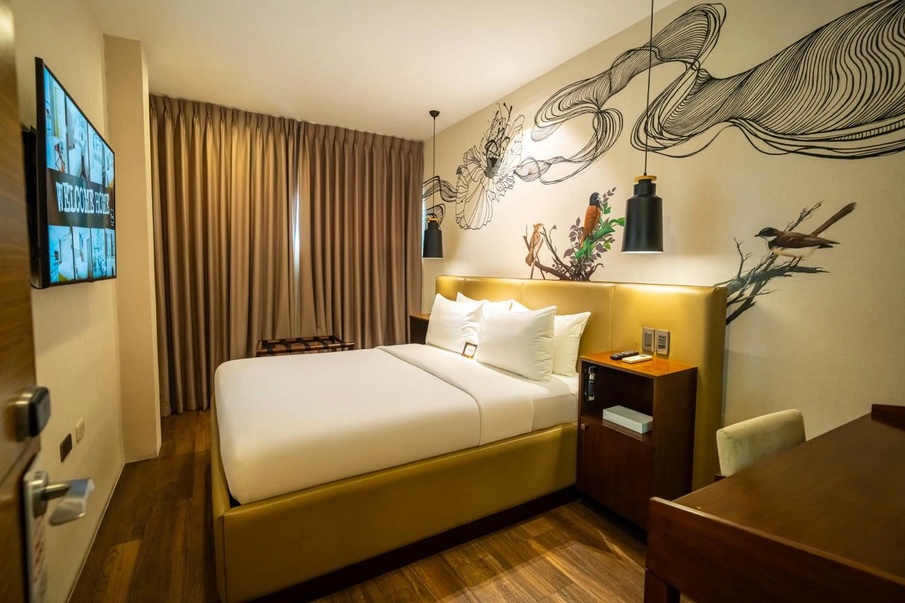 Bed in The Henry Hotel Roost Bacolod