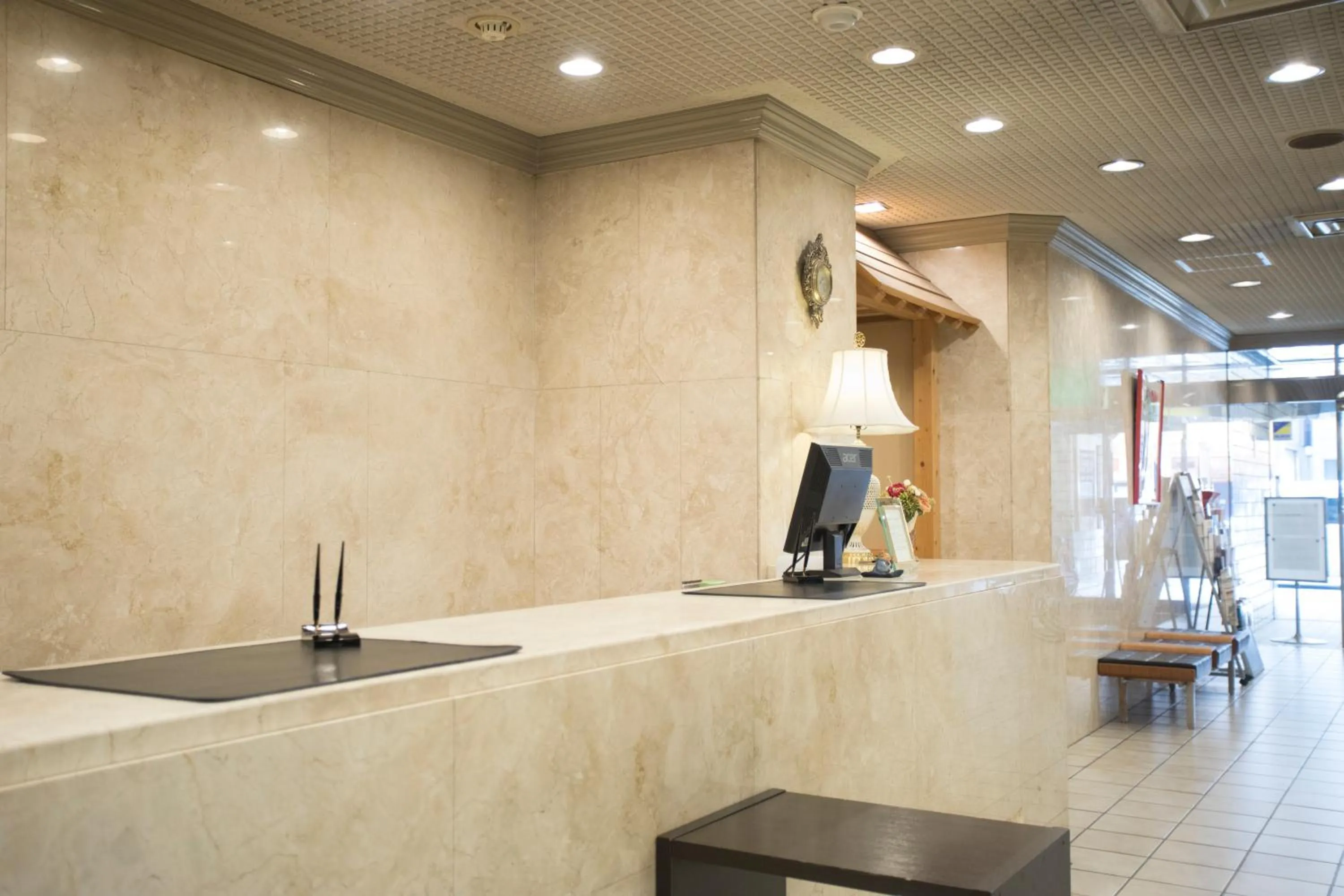 Lobby or reception in Hiroshima Pacific Hotel