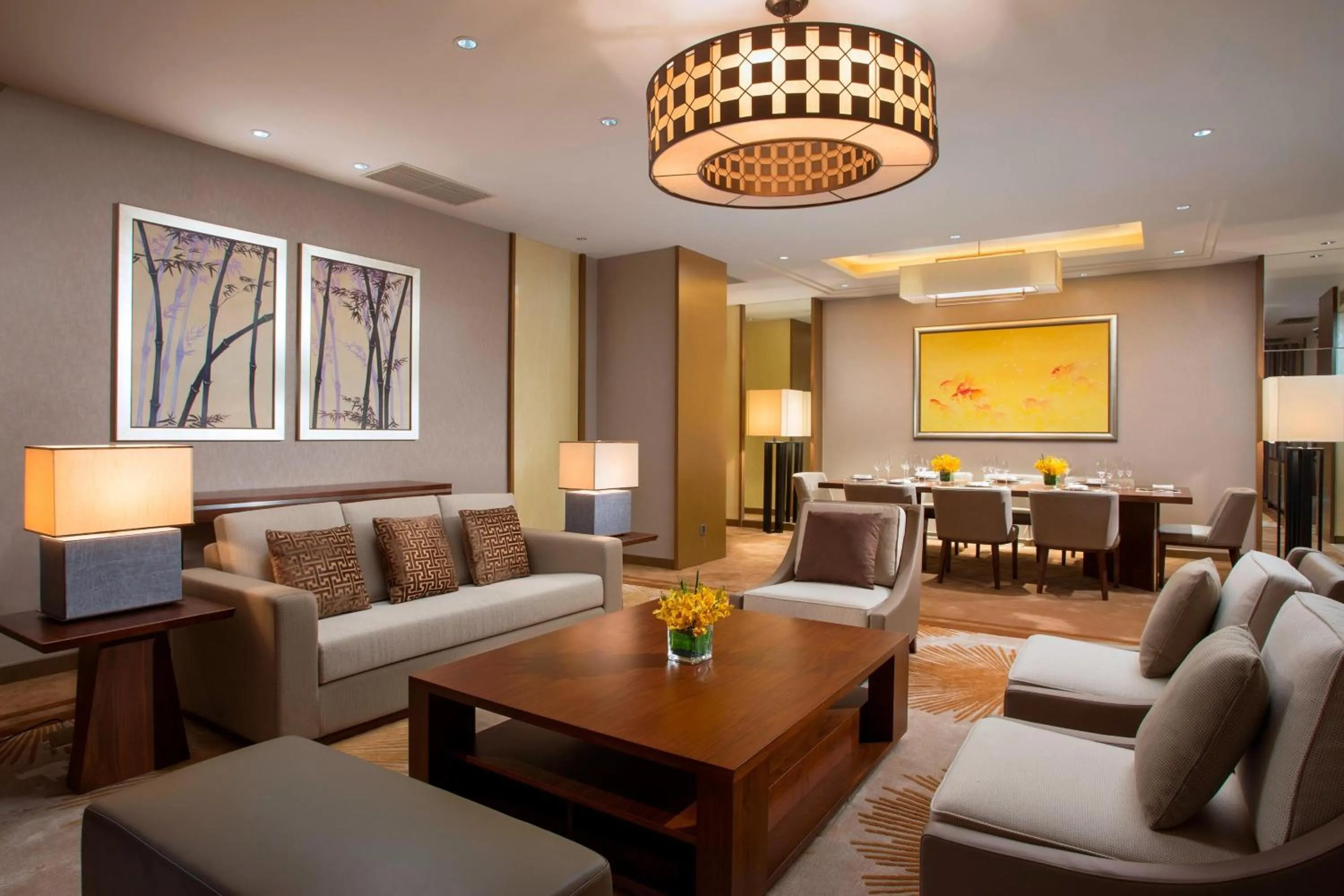 Living room in Sheraton Huizhou Bailuhu