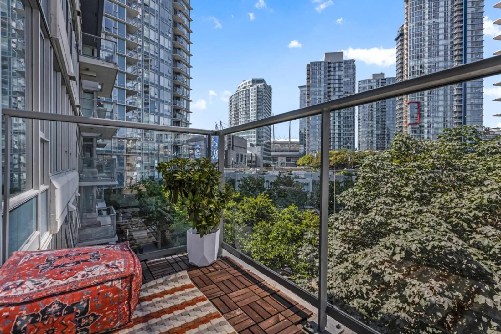 Patio in Gastown Downtown Apartment very central