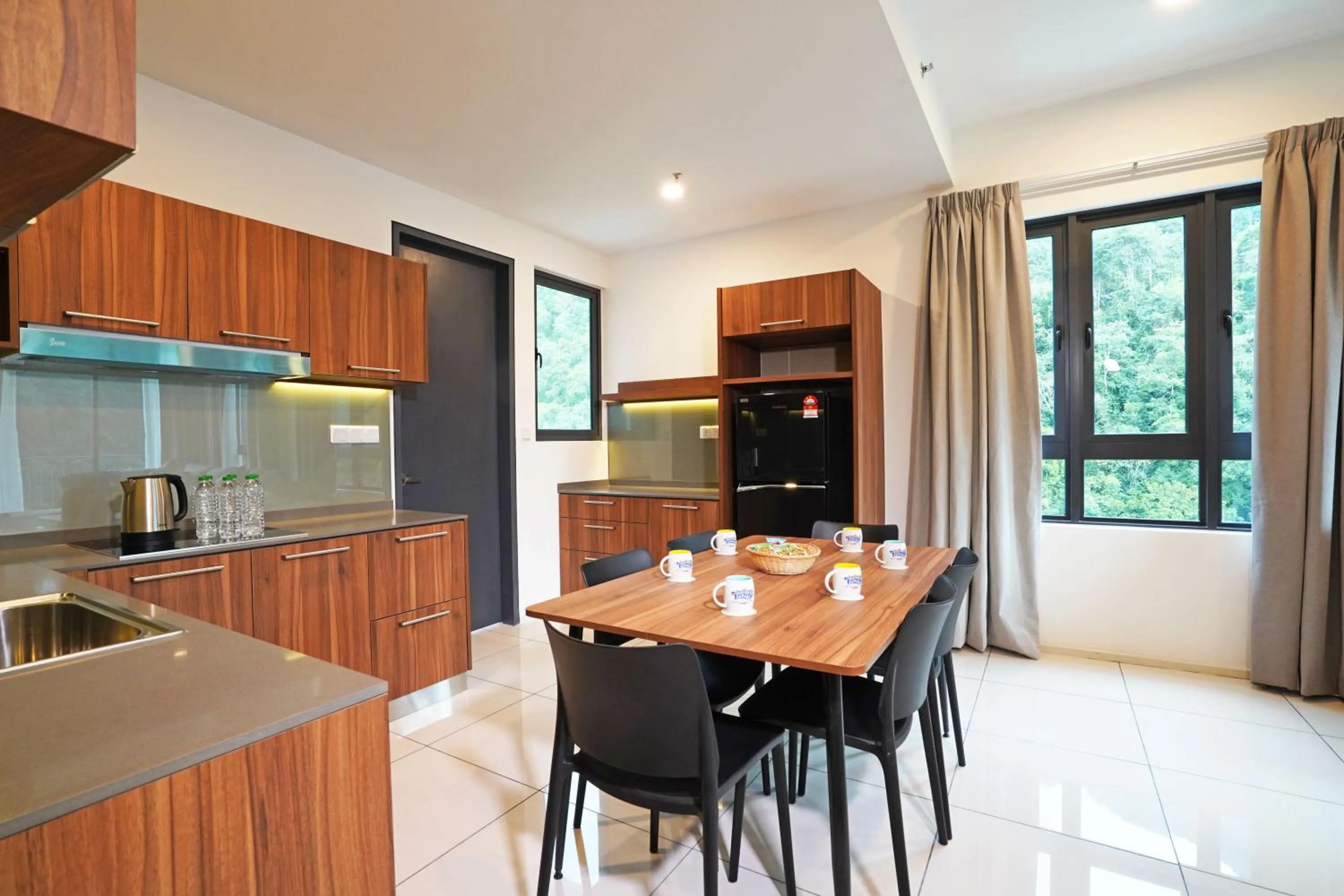 Dining area in Sunway Onsen Hospitality Suites