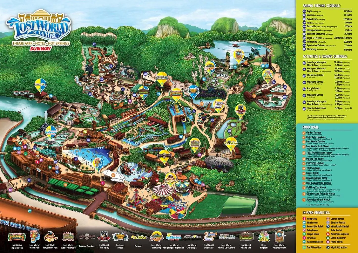 Area and facilities in Sunway Onsen Hospitality Suites