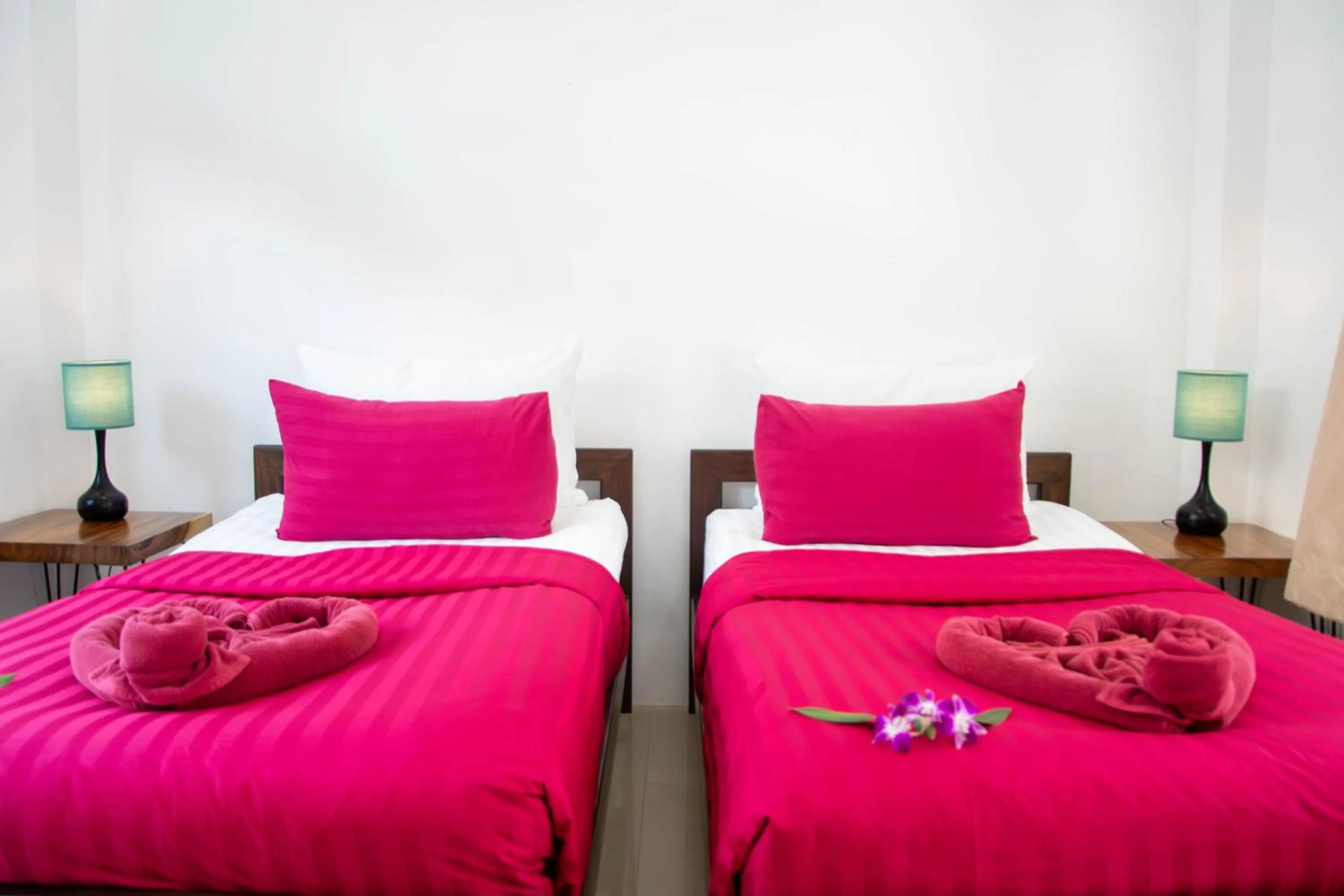 Bed in Amara Beach Resort Koh Phangan