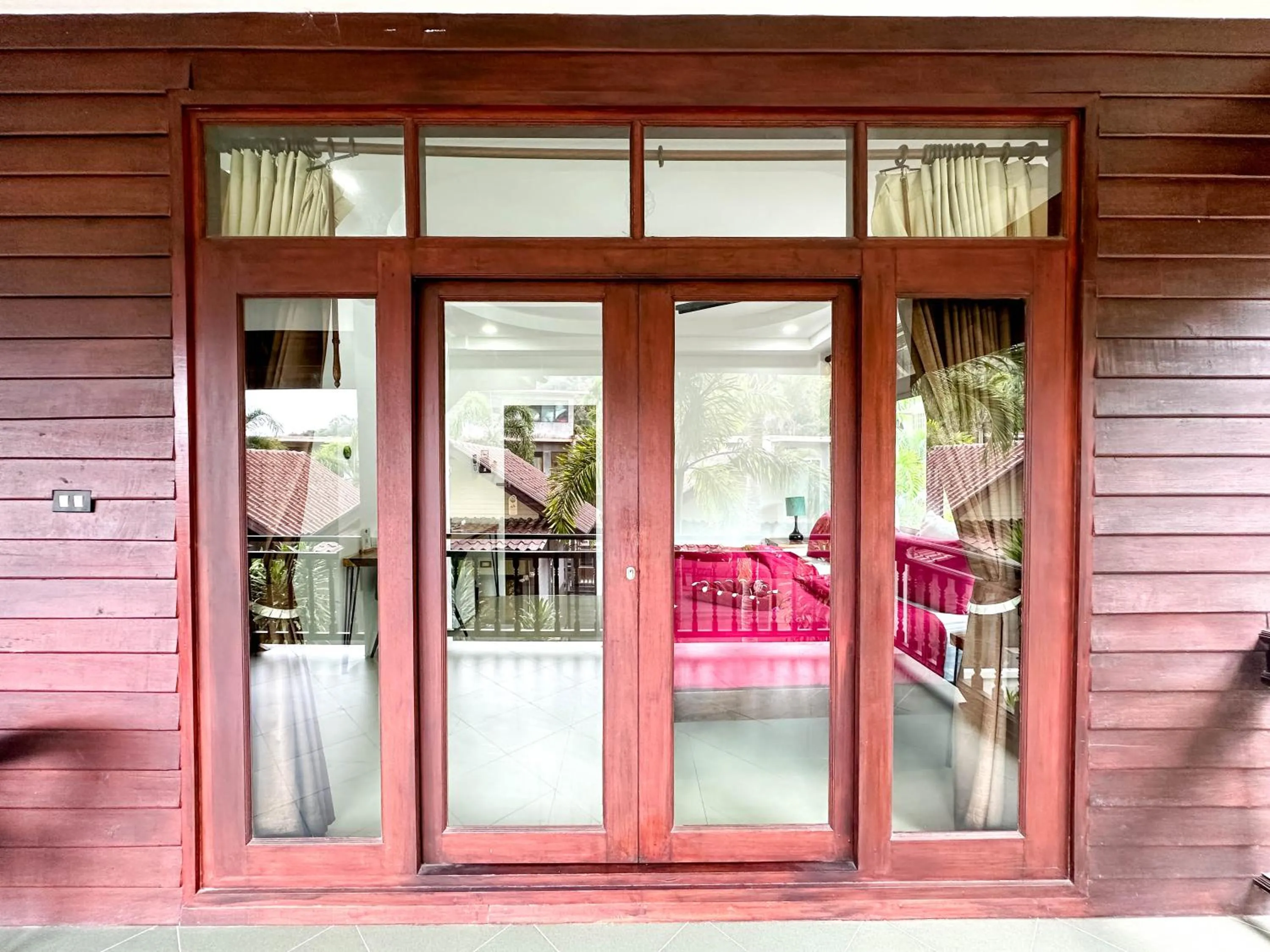 Balcony/Terrace in Amara Beach Resort Koh Phangan