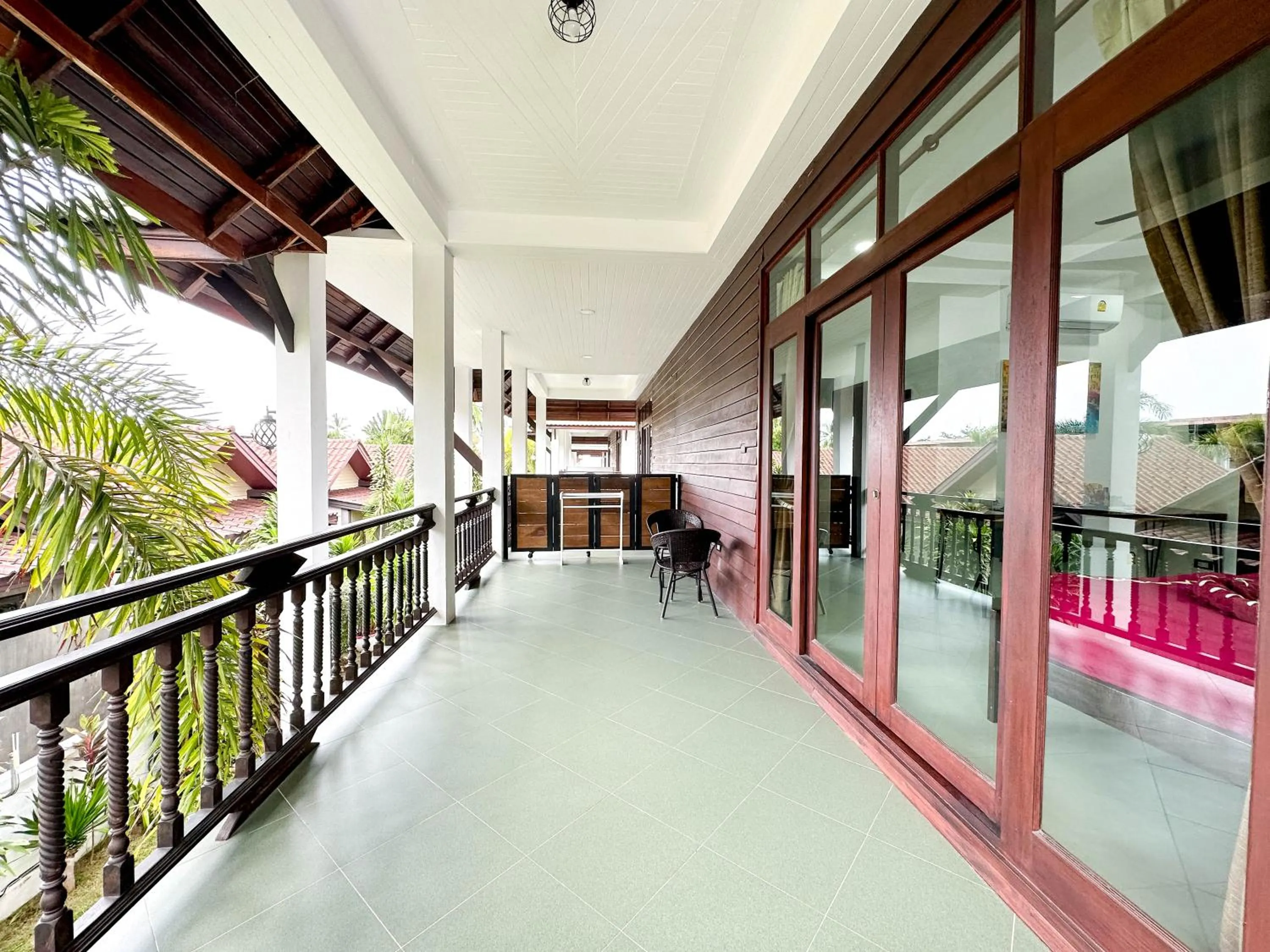 Balcony/Terrace in Amara Beach Resort Koh Phangan