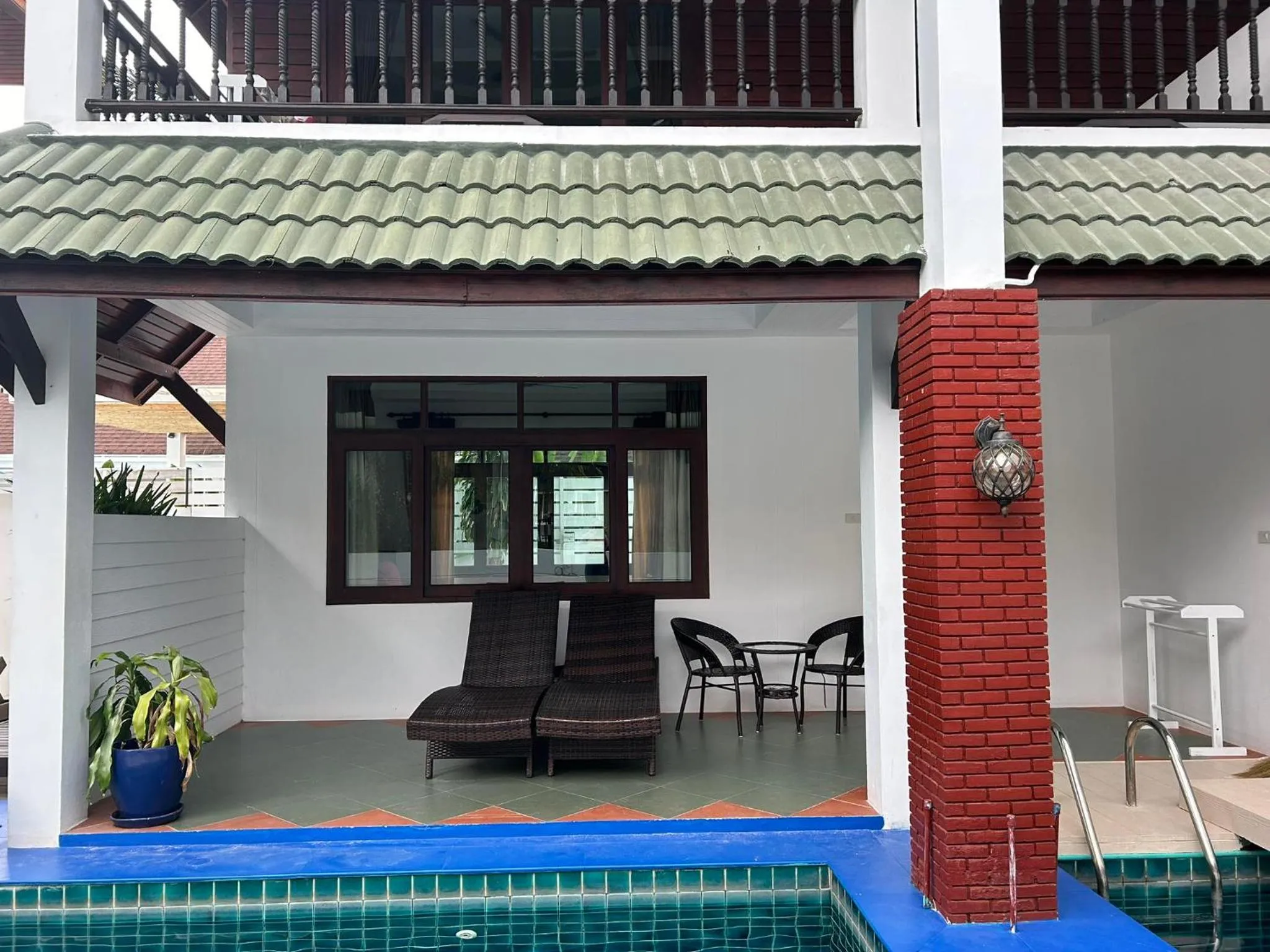 Patio in Amara Beach Resort Koh Phangan