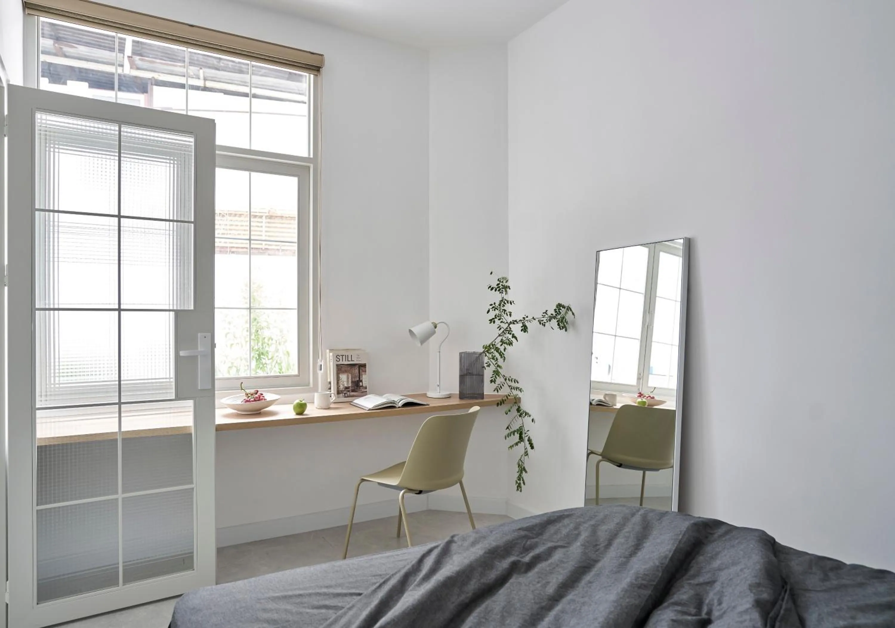 Seating area, Bed in M Village Living 47 Thảo Điền