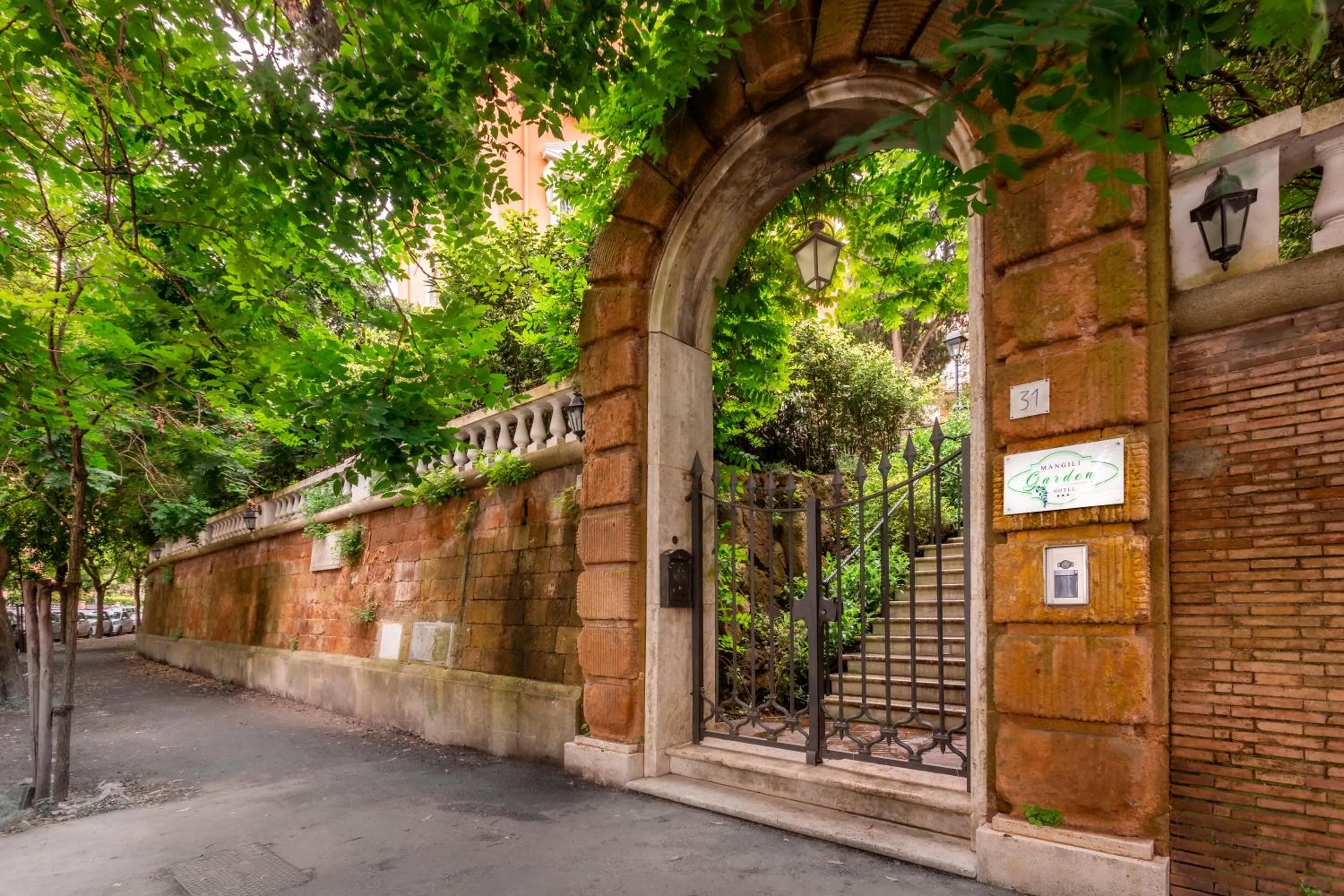 Property building in Mangili Garden Hotel