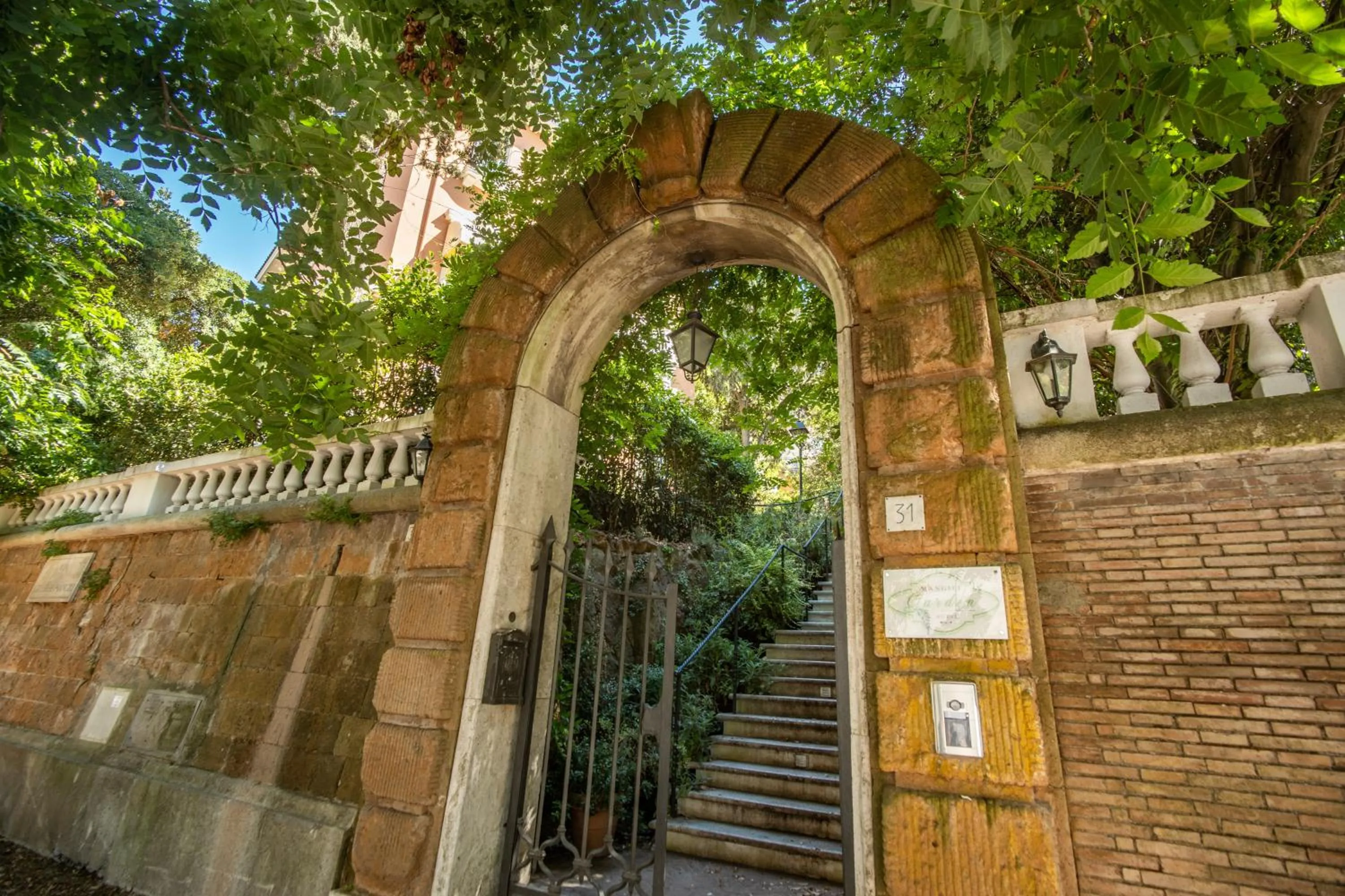 Facade/entrance in Mangili Garden Hotel
