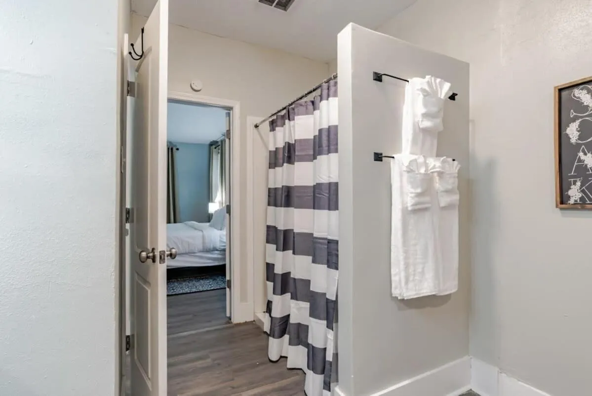 Bed in Modern Cottage on Michigan