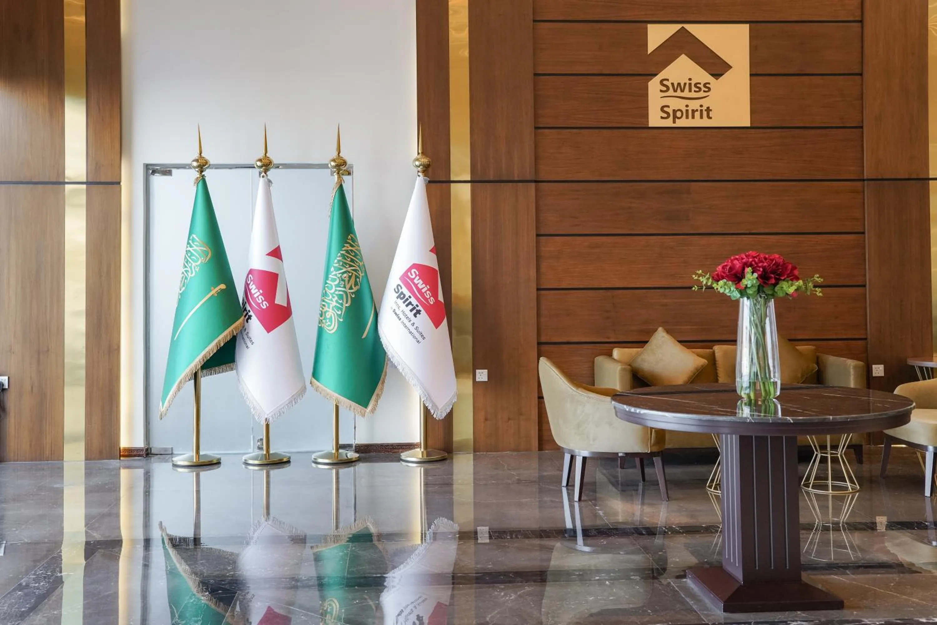 Lobby or reception in Swiss Spirit Hotel & Suites Dammam Corniche