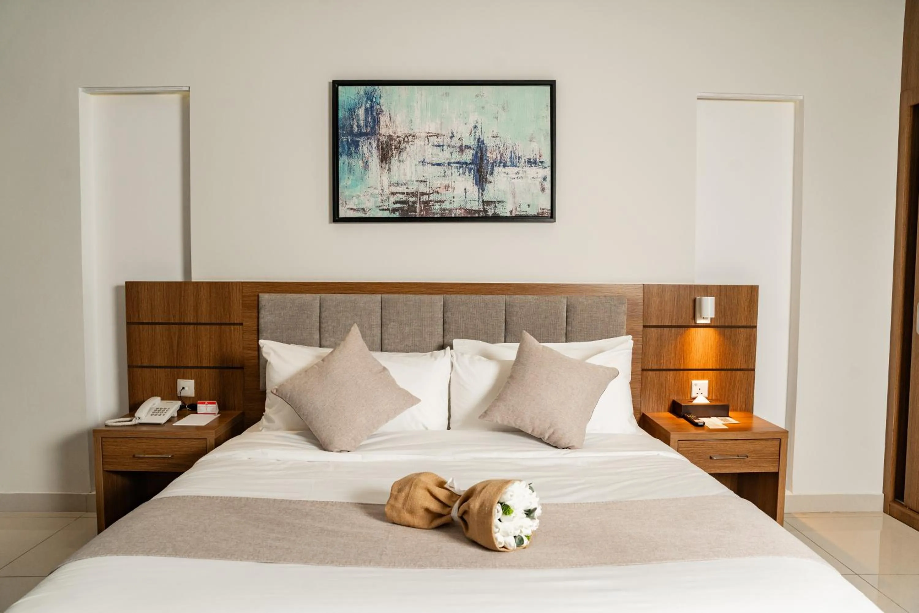 Bedroom in Swiss Spirit Hotel & Suites Dammam Corniche